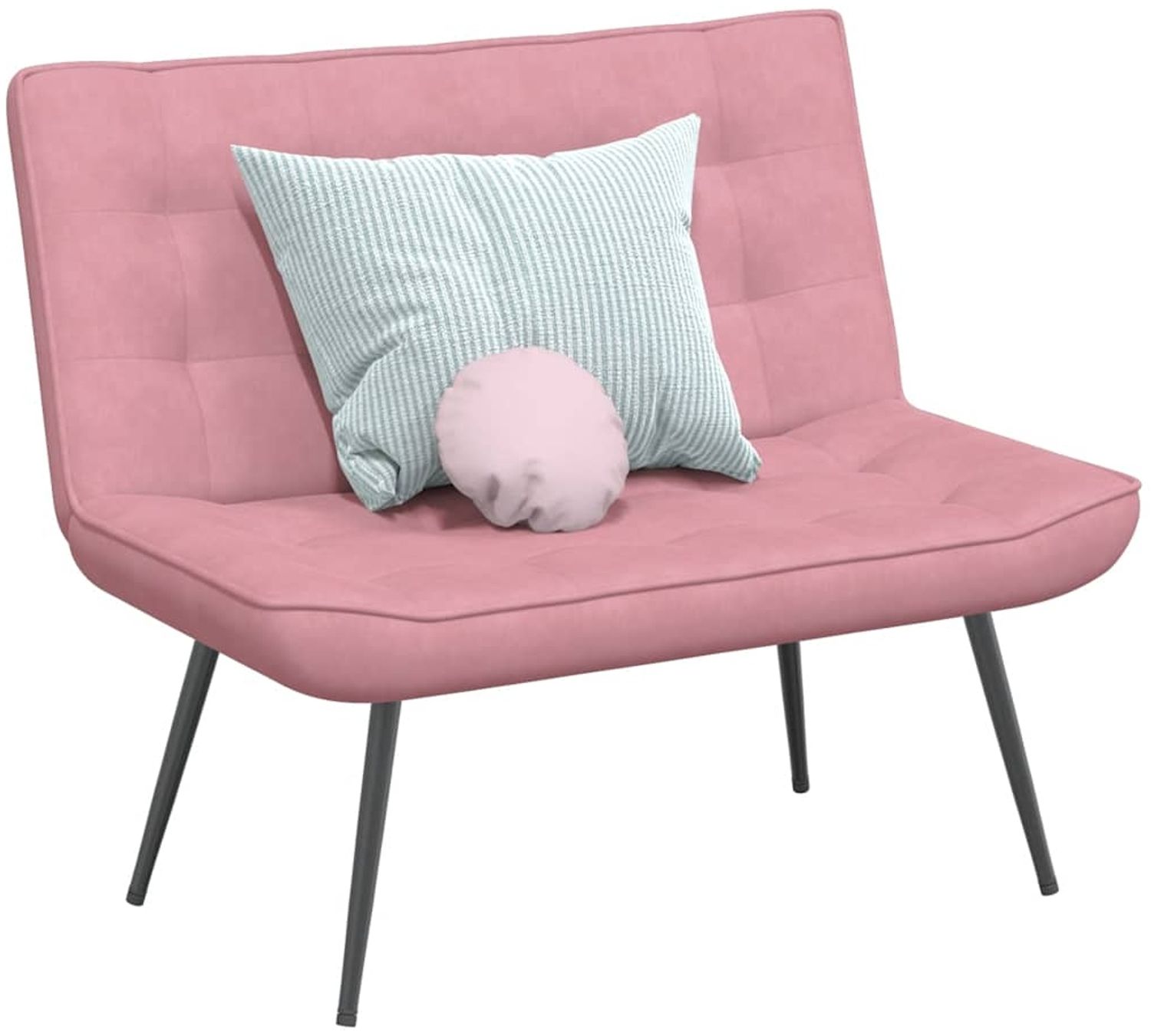vidaXL Sitzbank Rosa 110x74x84 cm Samt 4012340 Bild 1