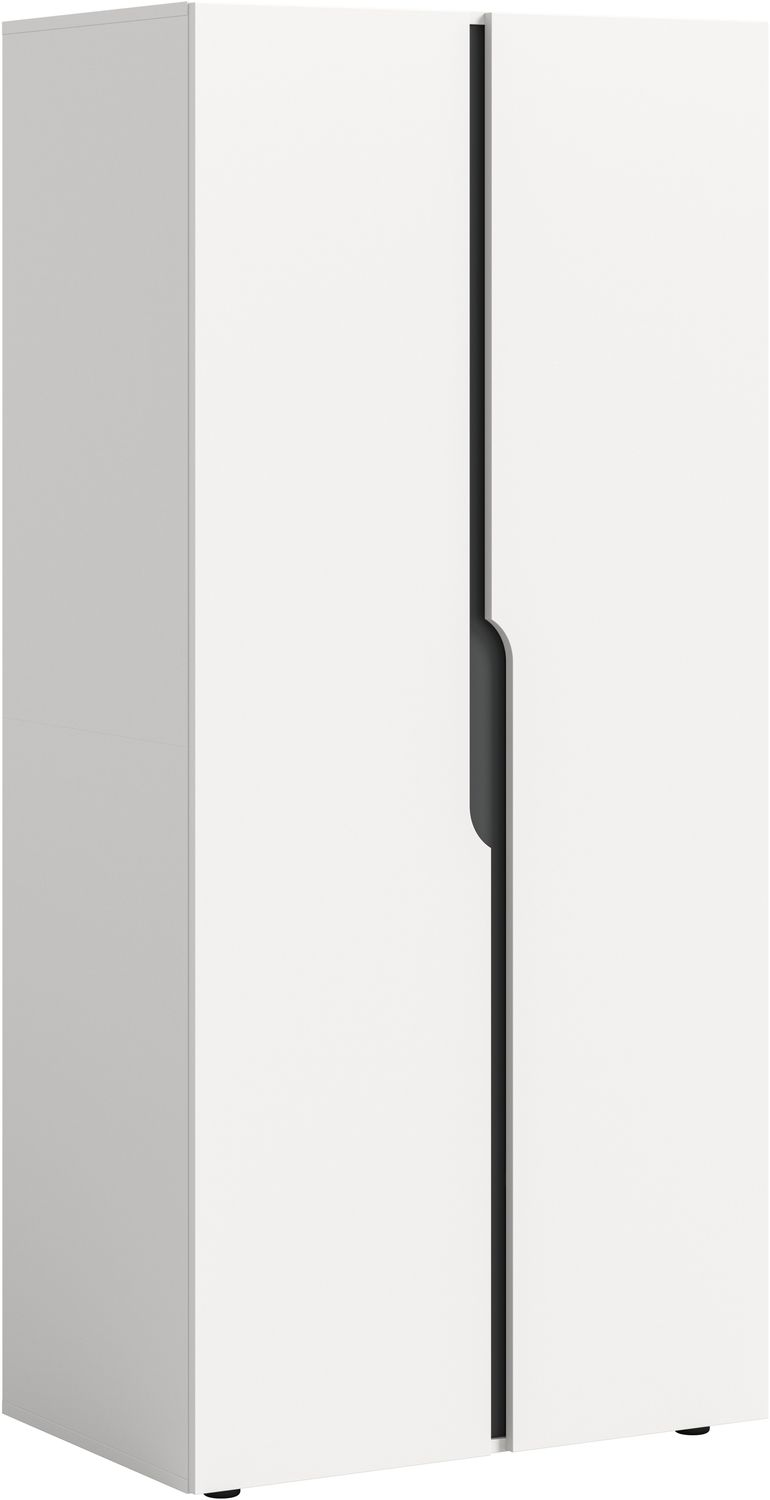 Anga Kleiderschrank 2-türig in weiß Bild 1