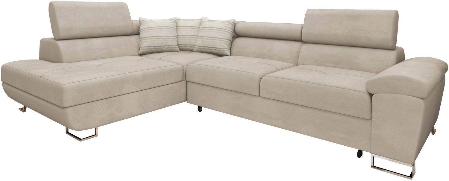 Ecksofa Cotere, Seite: Links, Farbe: Uttario Velvet 2979 + Uttario Velvet 2979 + Senegal 825 Bild 1