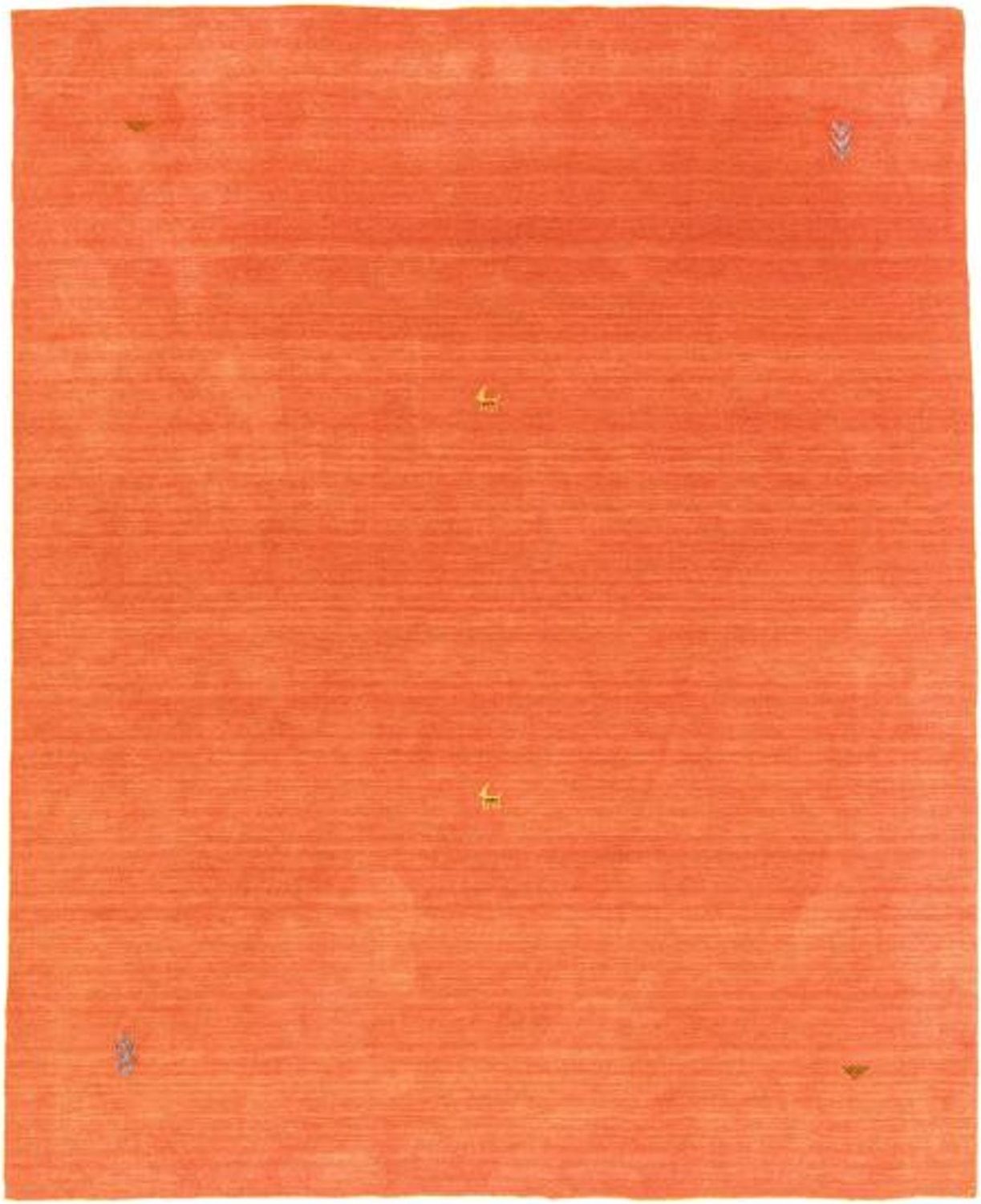 Gabbeh Teppich - Indus »Agra« 90 x 60 cm - orange Bild 1