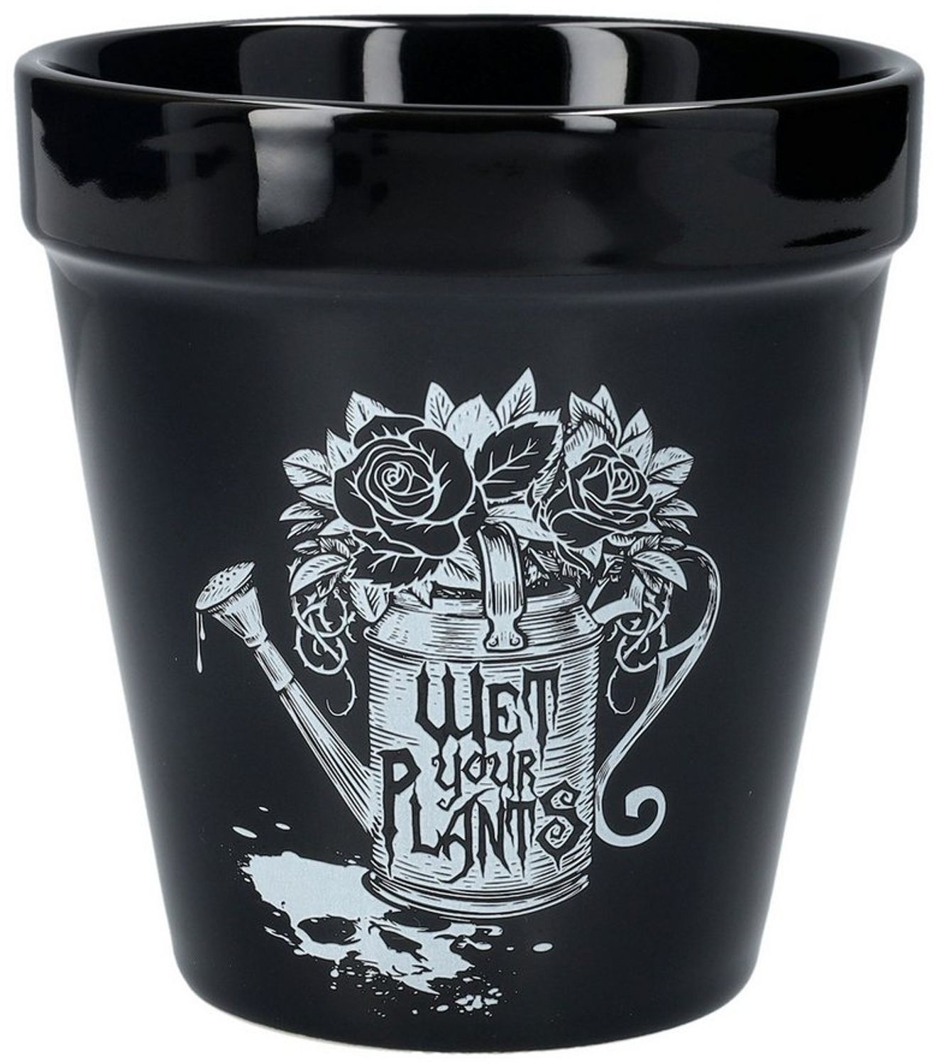 Figuren Shop GmbH Blumentopf Blumentopf Gothic - Wet Your Plants - Alchemy England Dekotopf Deko Bild 1