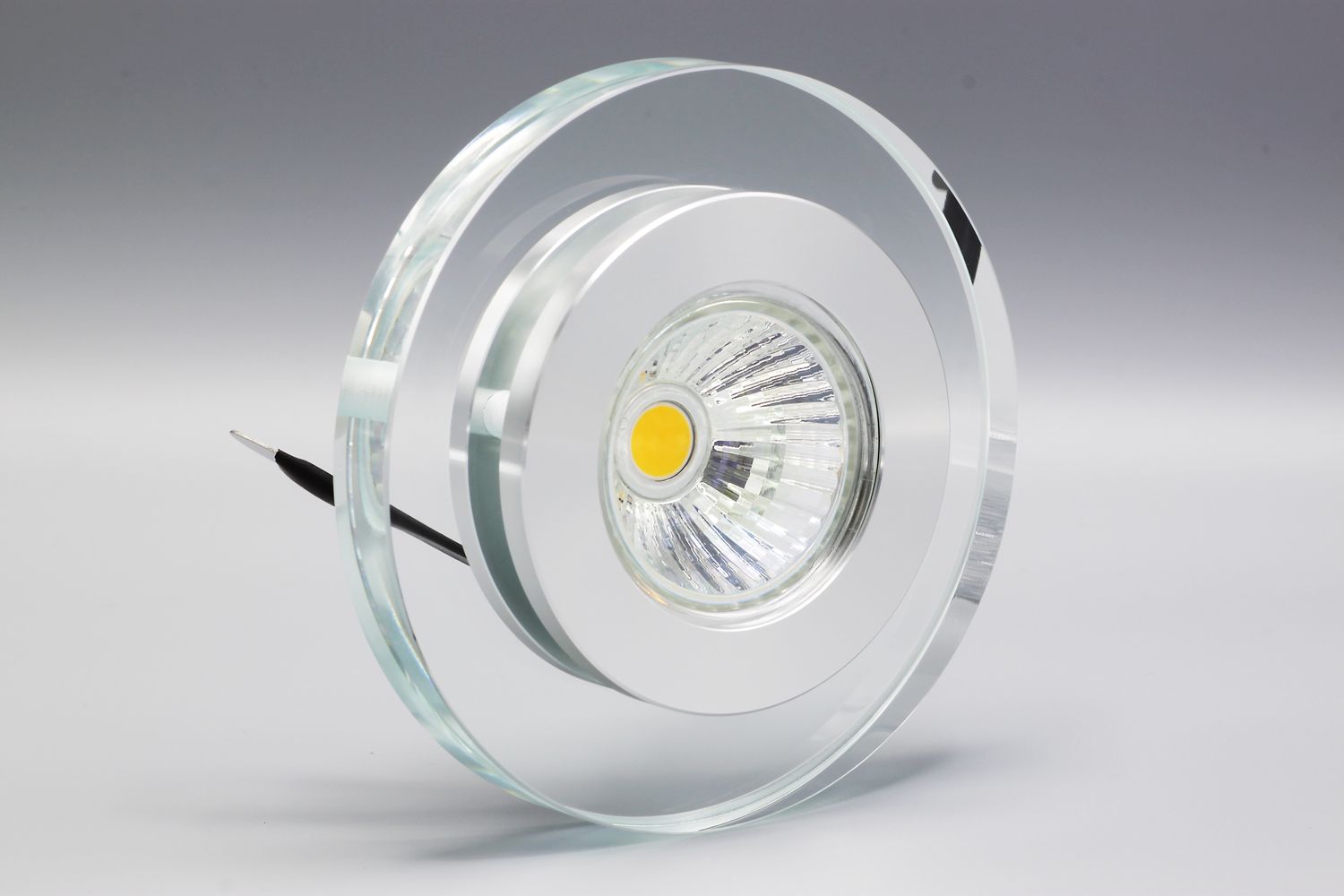 MILI 10er Set Einbauleuchtenn 5W GU10 3000K Warmweiss 230V 350 lumen Alu gebürstet Bild 1