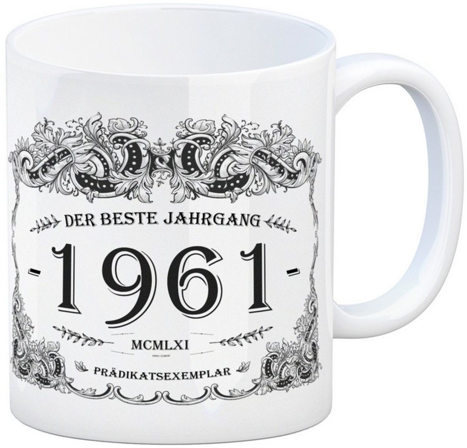 speecheese Tasse 1961 der beste Jahrgang Kaffeebecher Tasse Kaffeetasse Geburtsjahr Bild 1