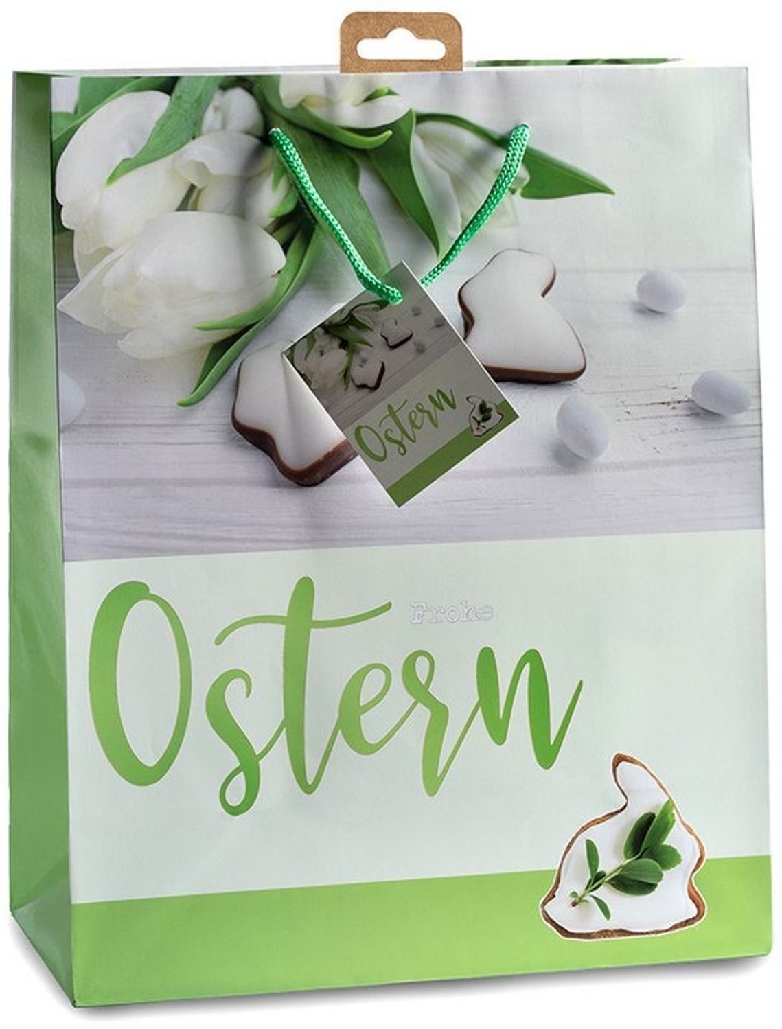 laro Geschenkbox Geschenktüten mit Henkel Large/Groß Ostern Bunt Eier 10-100stk (10 St) Bild 1