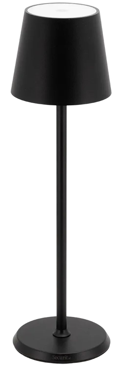 Securit® LED Tischleuchte FELINE inkl. Netzkabel zum Laden schwarz Bild 1