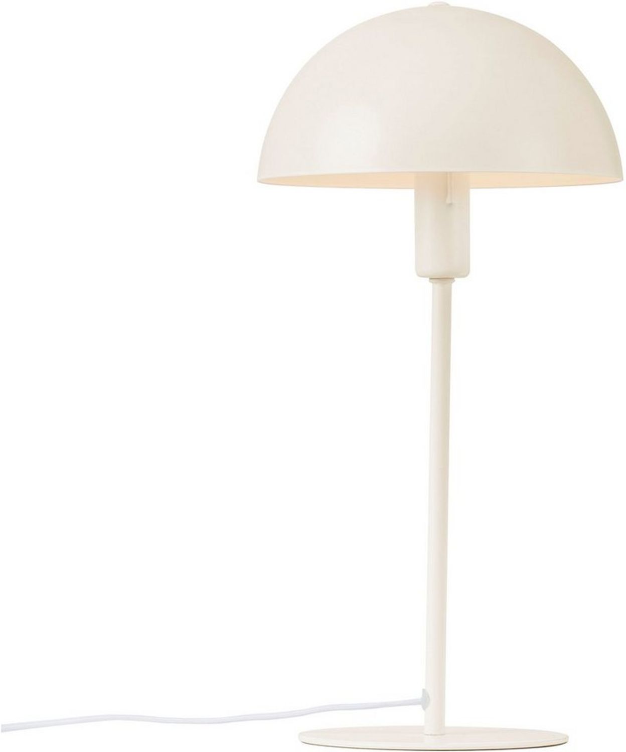 Nordlux Tischlampe 'Ellen 20' mit Kabelschalter, Metall beige, E14, 15x41,5 cm Bild 1