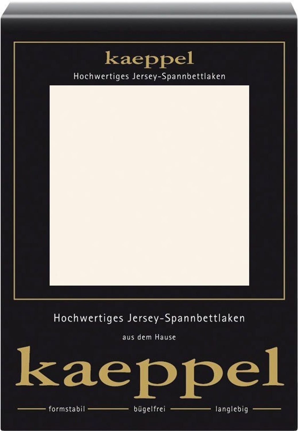Kaeppel Spannbettlaken Single Jersey Mako Elasthan, Jersey-Elasthan, Gummizug: rundum, (1 Stück), aus 97% Baumwolle und 3% Elasthan Bild 1