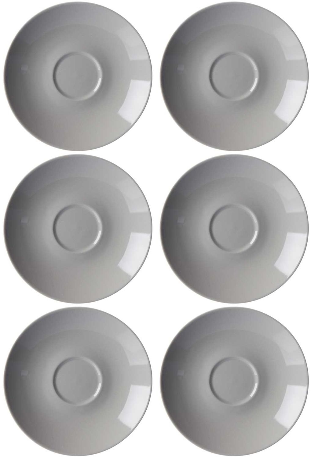 Ritzenhoff & Breker DOPPIO Espressountertasse 12 cm grau 6er Set Bild 1