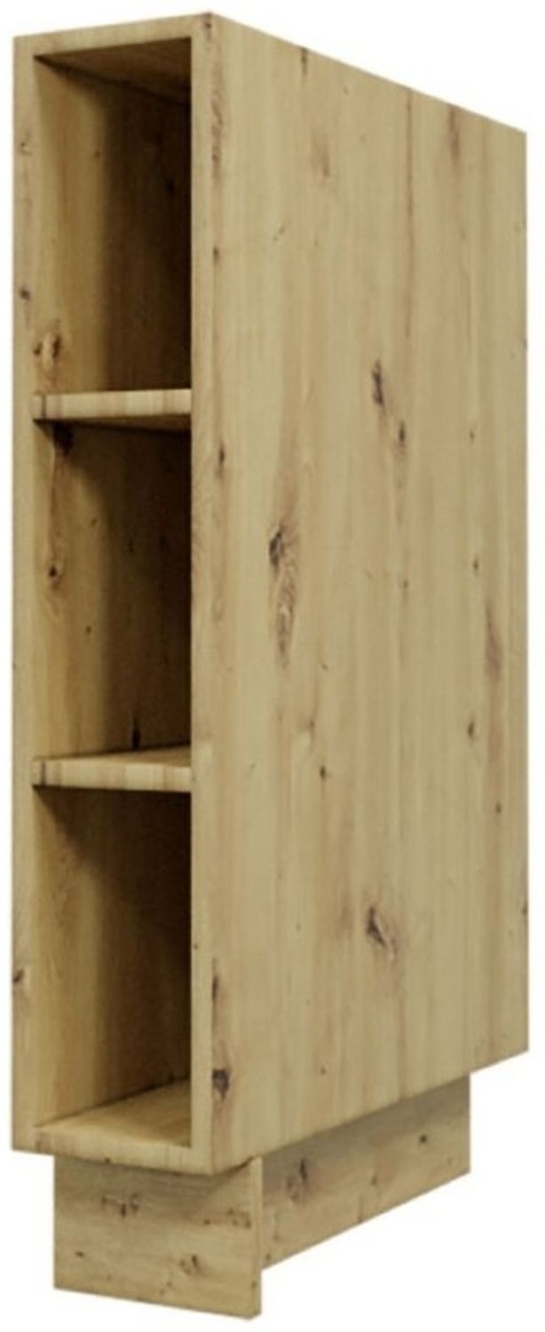Nischenregal 15x50x82cm Küchenregal Farbe: eiche artisan (D15/0) Bild 1