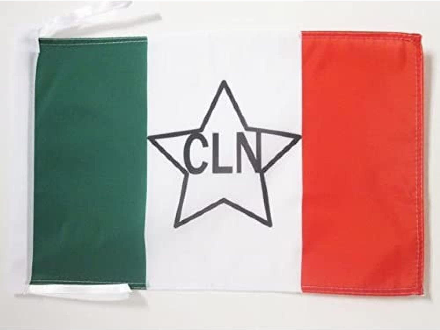 AZ FLAG - Flagge Italien Comitato Di Liberazione Nazionale - 45x30 cm Mit Kordel - Komitee Der Nationalen Befreiung Cln Fahne 30x45 Cm - Flaggen Bild 1
