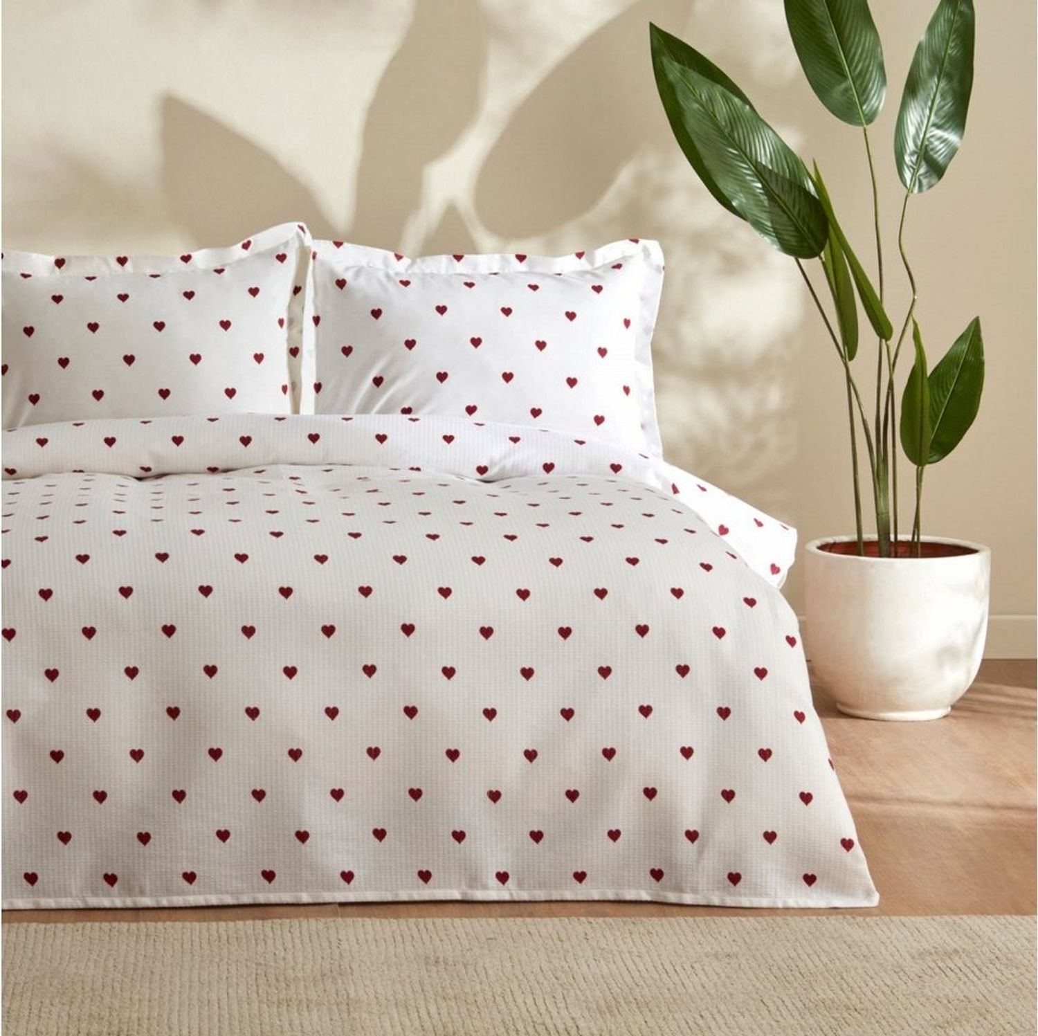 Karaca Bettwäsche Sarah Anderson Amour Doppelbett Piké Tagesdecke Set Bild 1