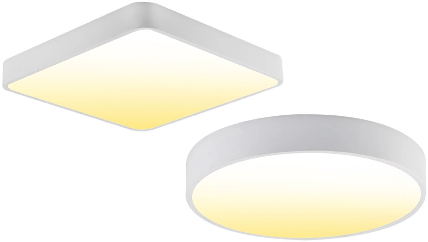 54W eckig 40x40 cm LED Deckenlampe Deckenleuchte Aufbauleuchte Decken-panel 5800 Lumen CCT 3000K/4000K/6500K Bild 1