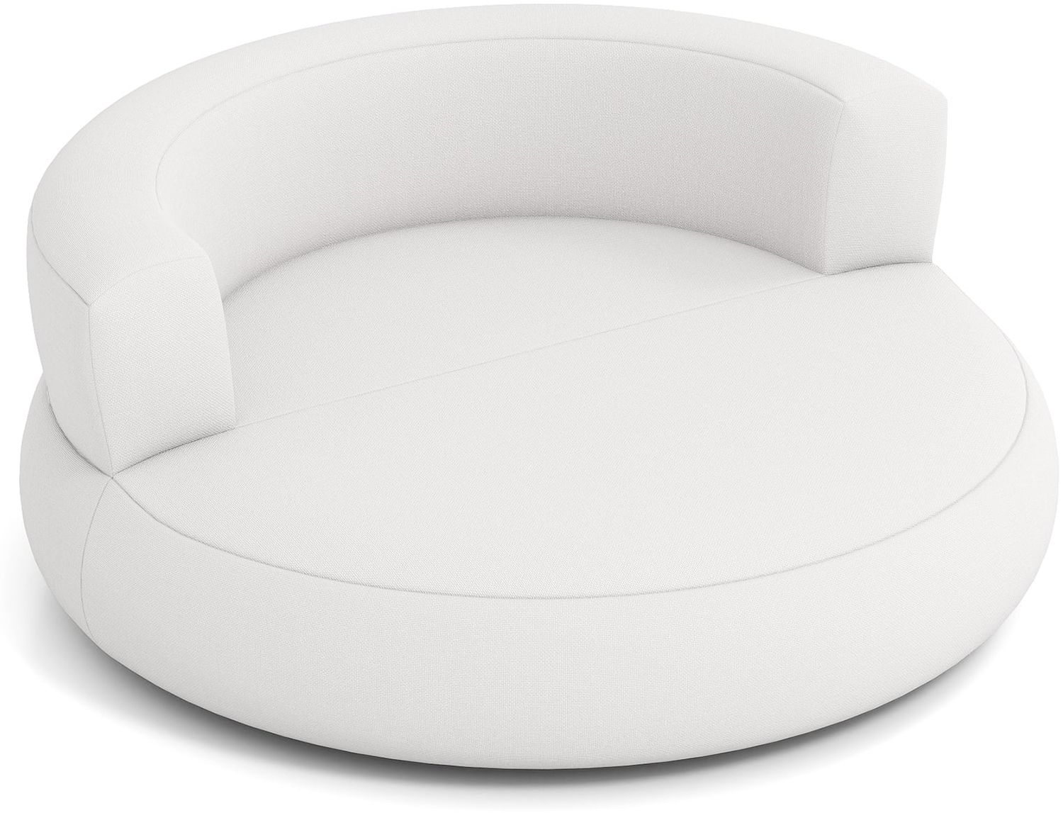 Aufblasbares Sofa aufblasbarer Lounger Luftsofa mit abnehmbarem Bezug großzügige Liegefläche Weiß Bild 1
