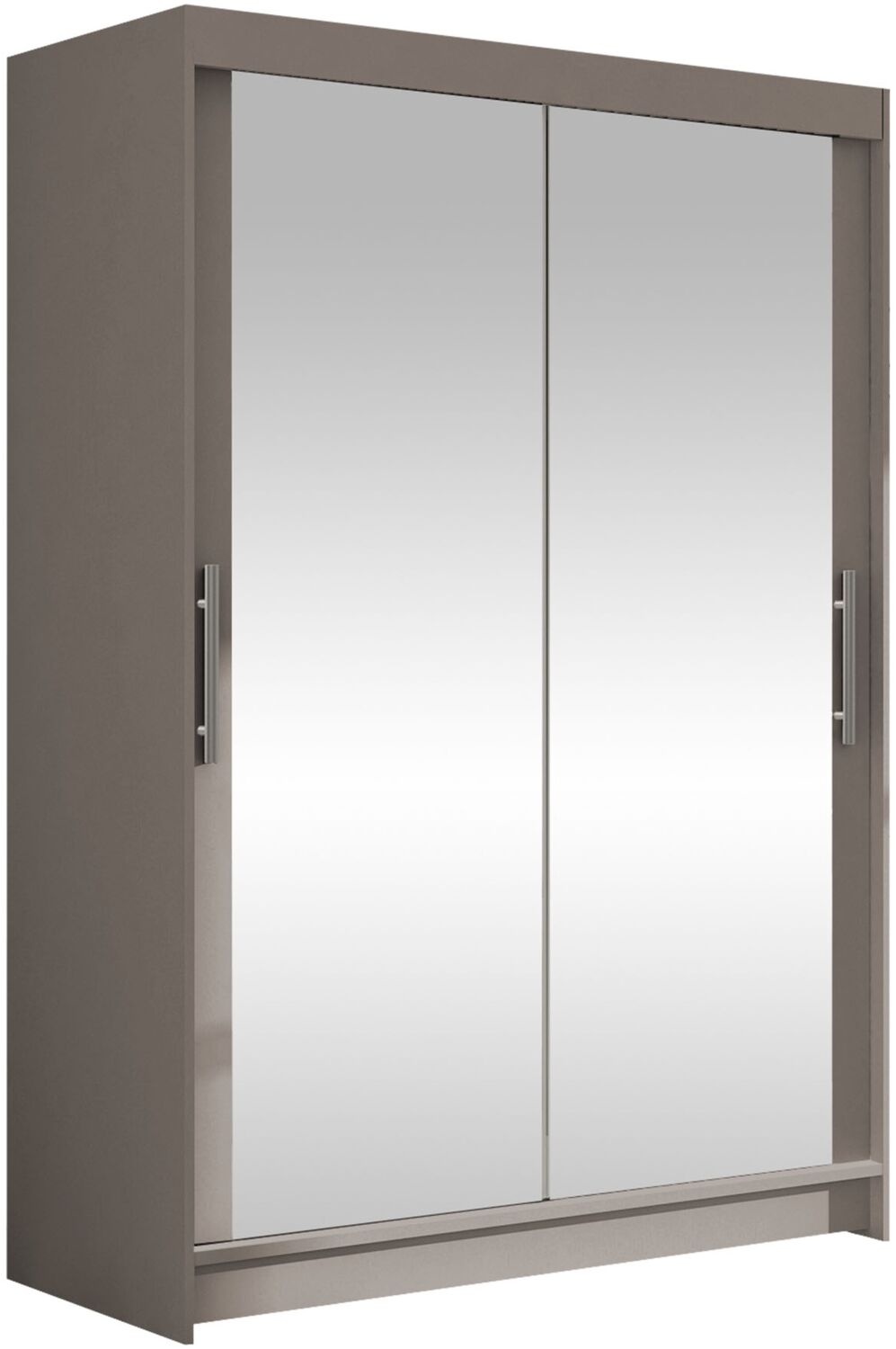 Kleiderschrank Miami VII, ohne Beleuchtung, Farbe: Cashmere / Spiegel Bild 1