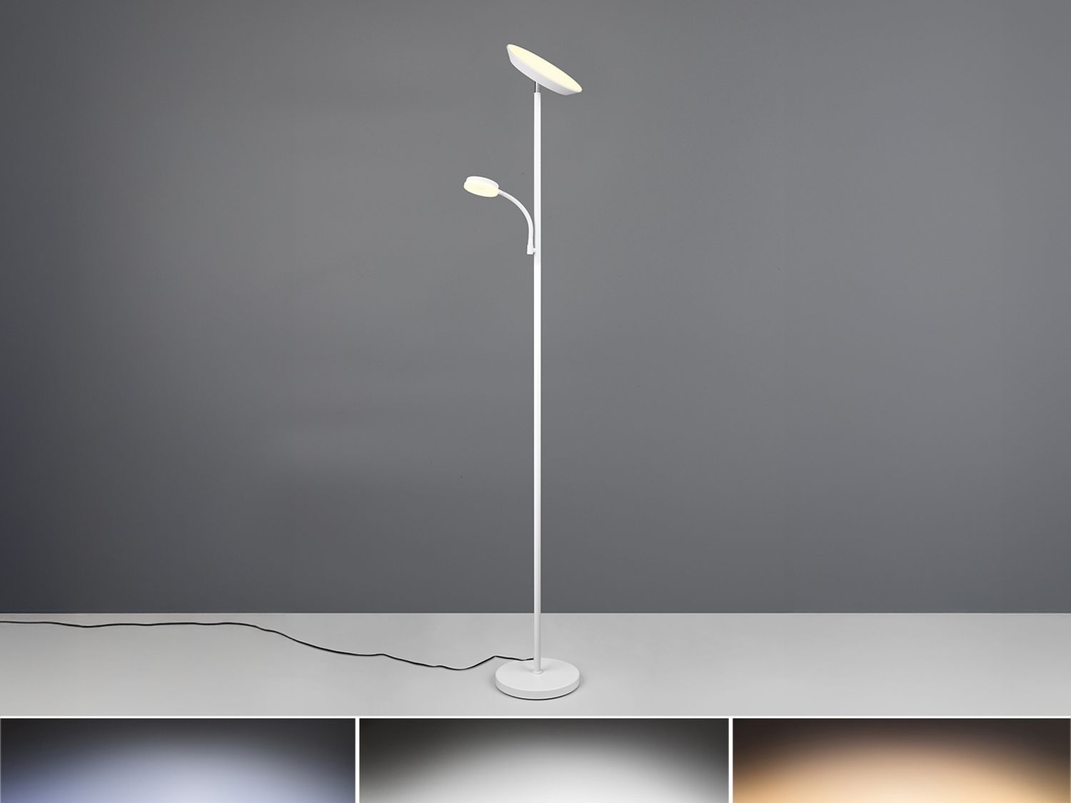LED Stehleuchte mit Lesearm SPECTER Bild 1