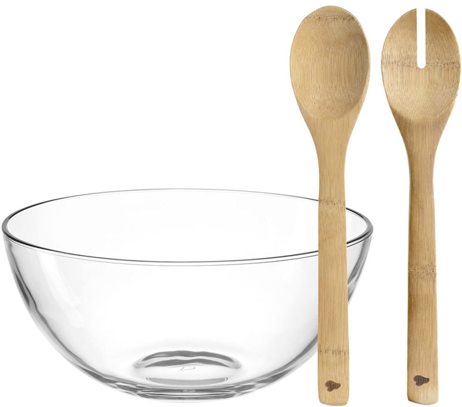 Leonardo Schale 28 mit Salatbesteck Bild 1