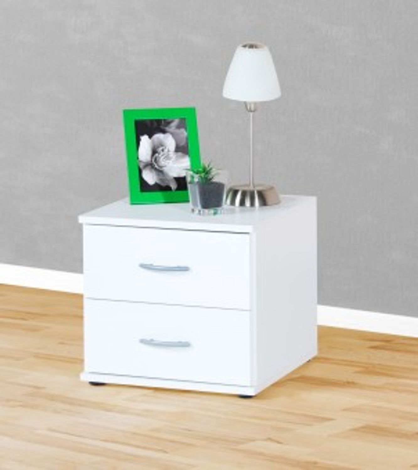 Nachtschrank weiß Bild 1