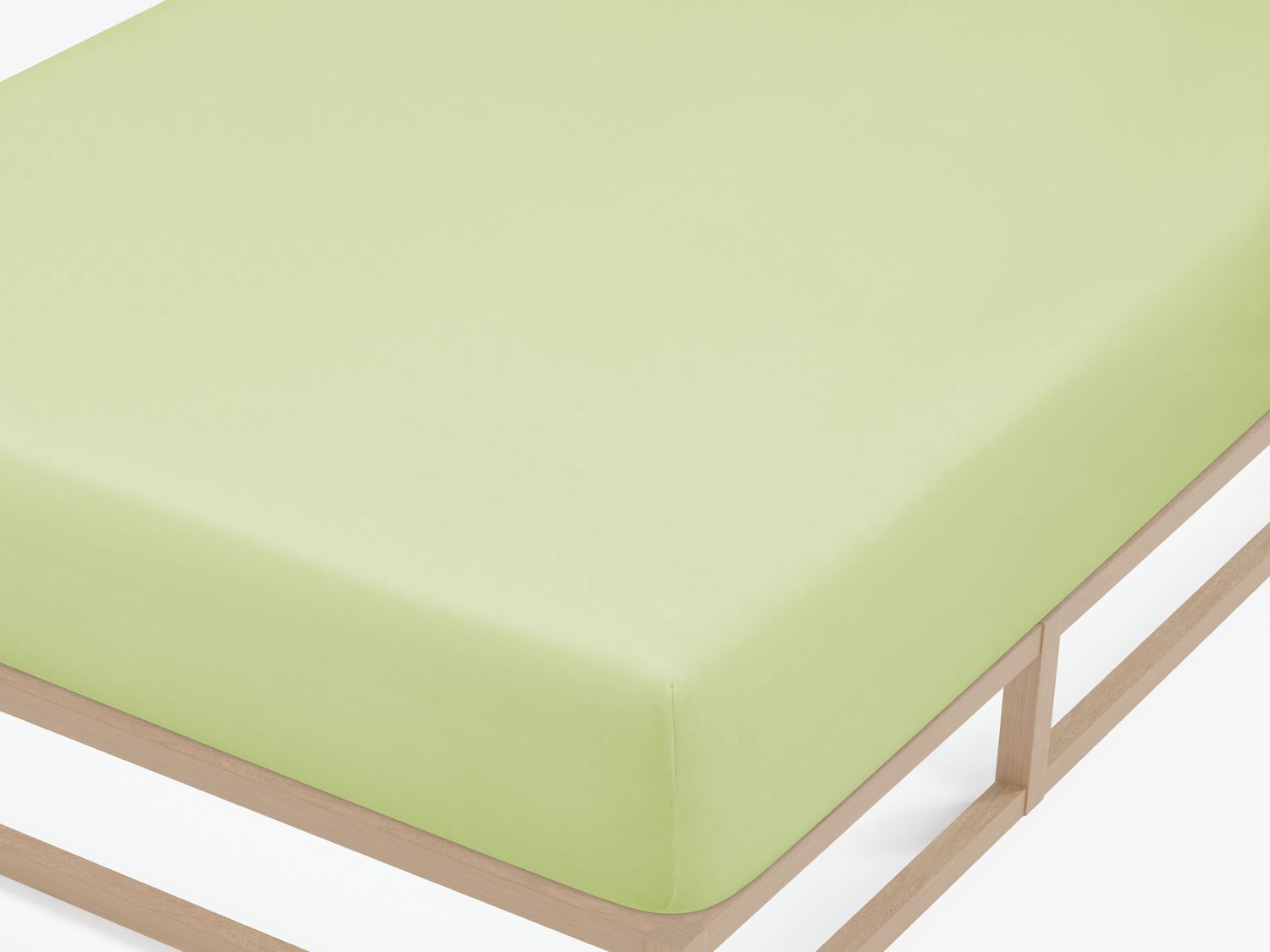 biberna Feinjersey-Spannbetttuch 0077144, pistaziengrün, 1x 60x120 cm - 70x140 cm Bild 1