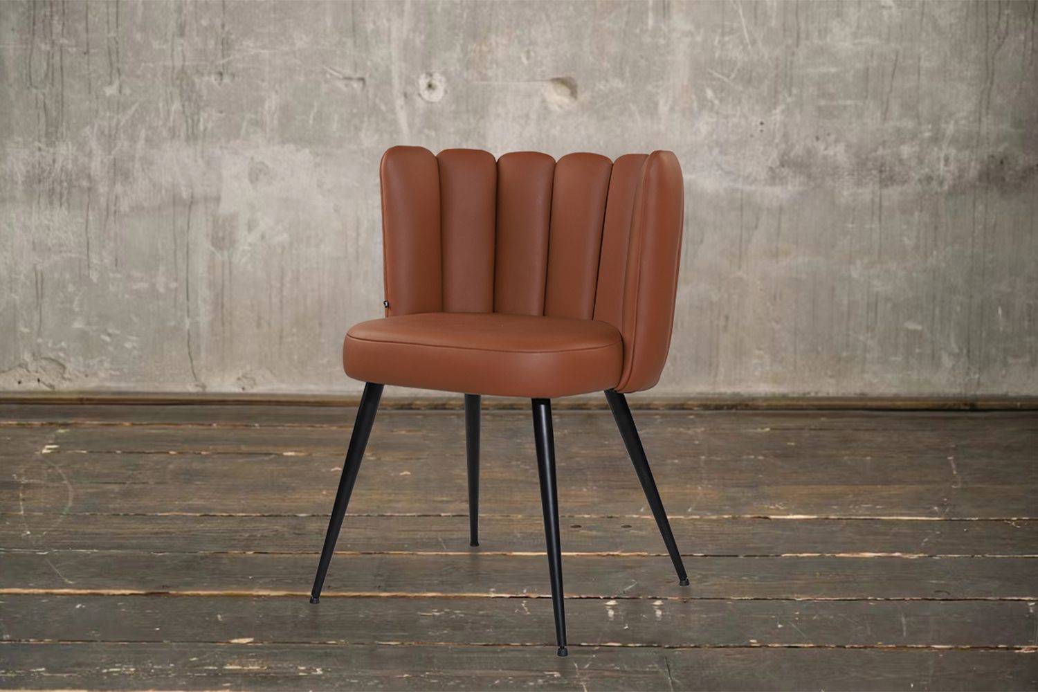 KAWOLA Stuhl JADA Esszimmerstuhl Leder cognac 79 x 55 x 59 cm Bild 1