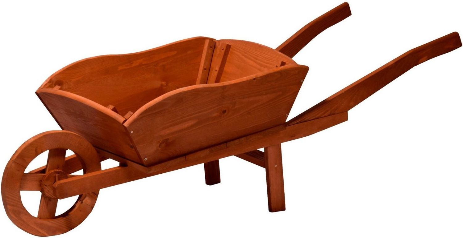 dobar Pflanzkübel Pflanzenschubkarre zur Anpflanzung, BxTxH: 47x129,5x43 cm Bild 1