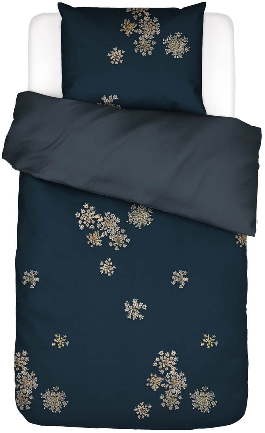 ESSENZA Bettwäsche Lauren Indigo Blue Baumwollsatin 135 x 200 + 80 x 80 cm Bild 1