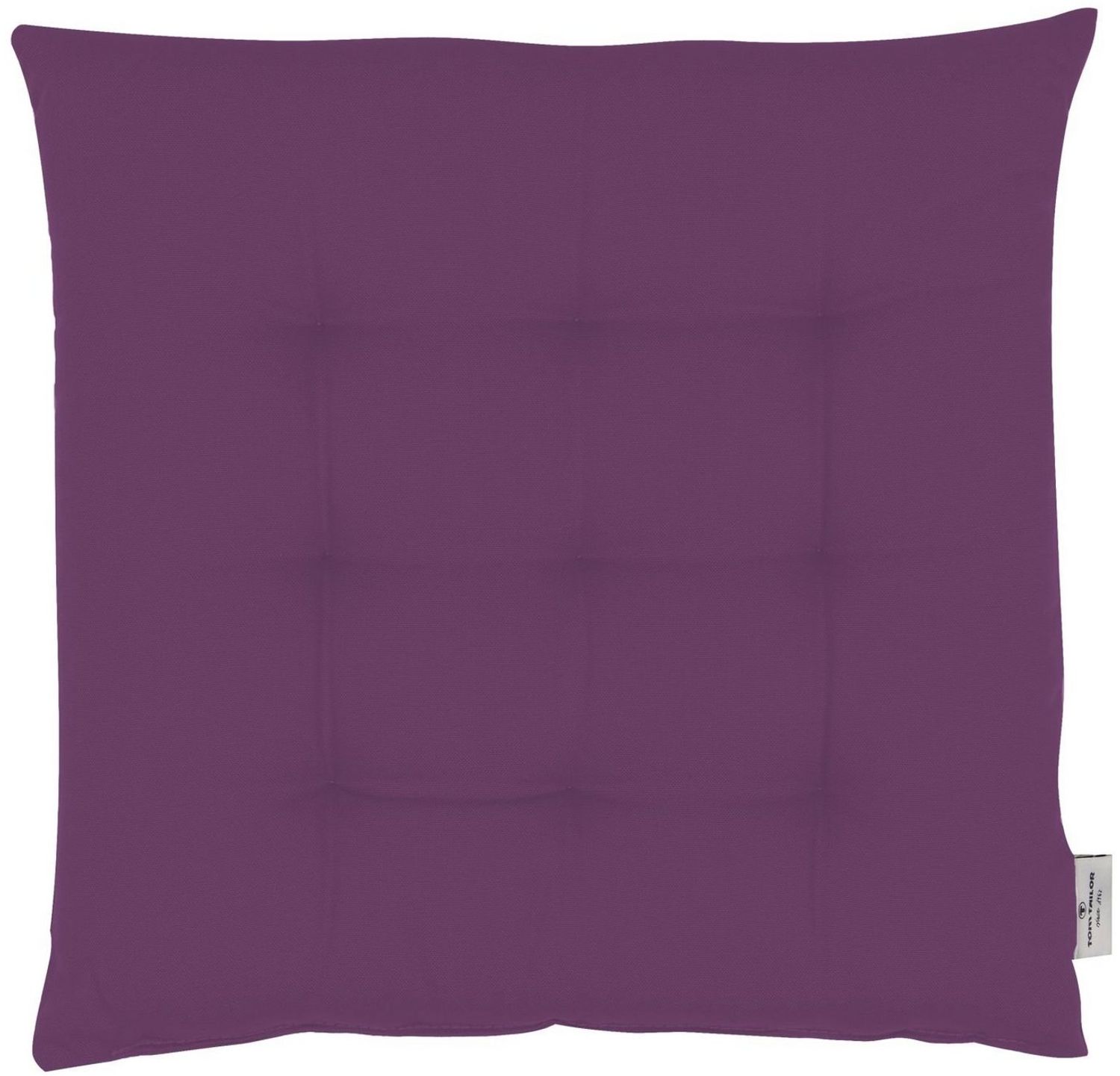 Tom Tailor Dove brombeer Sitzkissen 40x40cm Bild 1