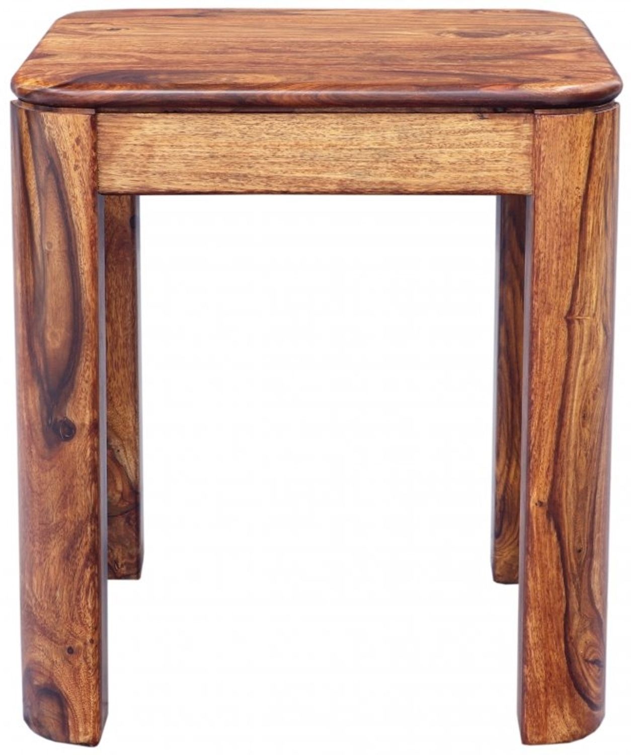Beistelltisch Tina 40x45x40 cm aus indischem Sheesham-Massivholz Bild 1