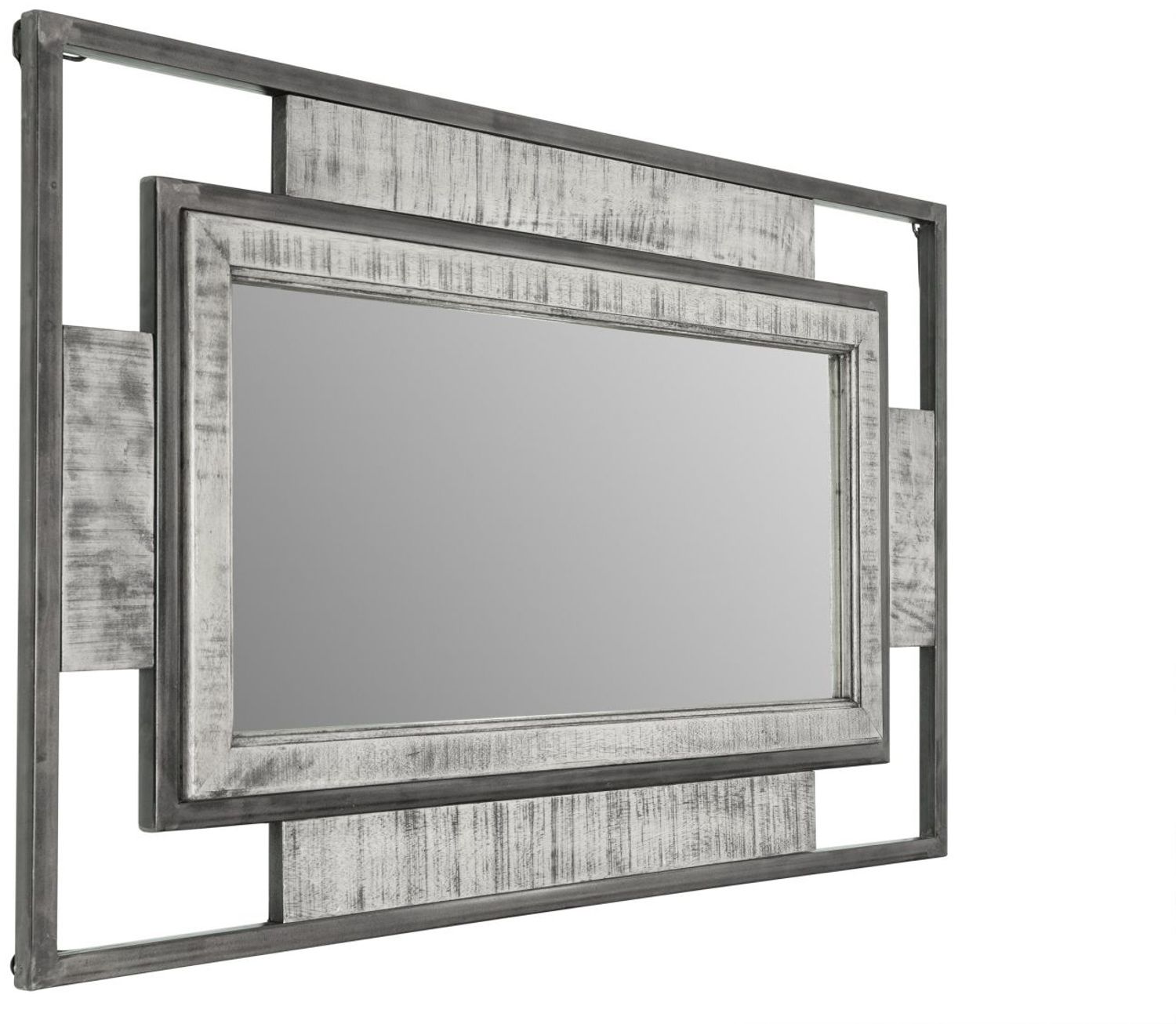 Spiegel Mango 76x4x122 grau lackiert HEAVY INDUSTRY #155 Bild 1