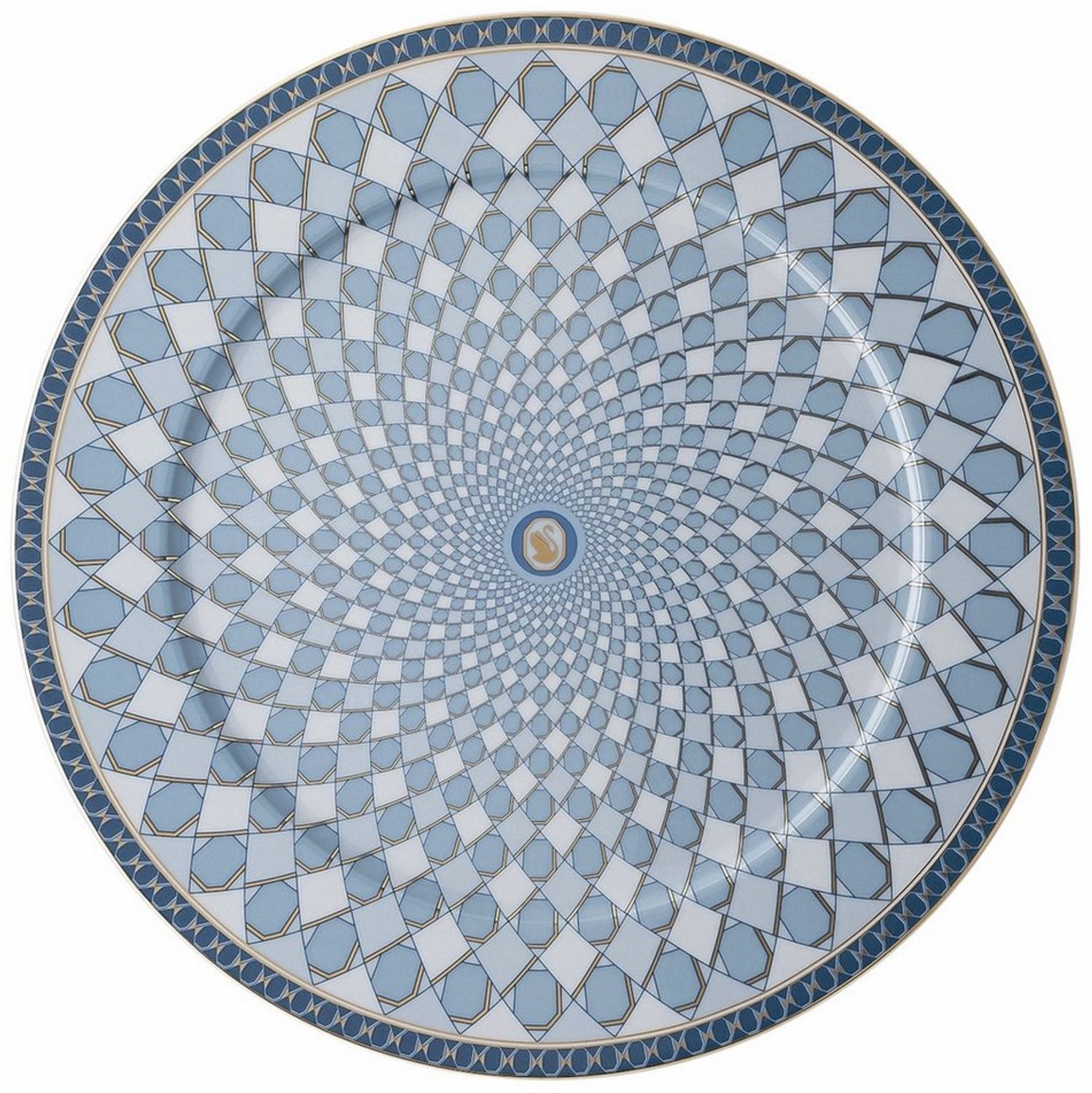 Swarovski Speiseteller Signum Azure Platzteller 33 cm, Teller Flach Bild 1