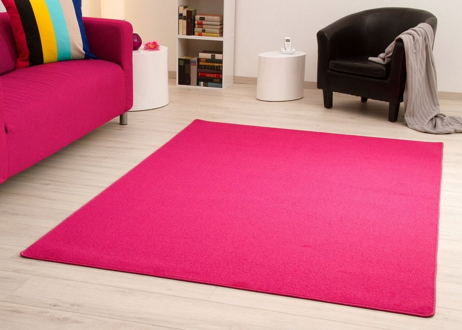 Designerteppich Cambridge Young, Farbe: Pink, Größe: 80x250 cm Bild 1