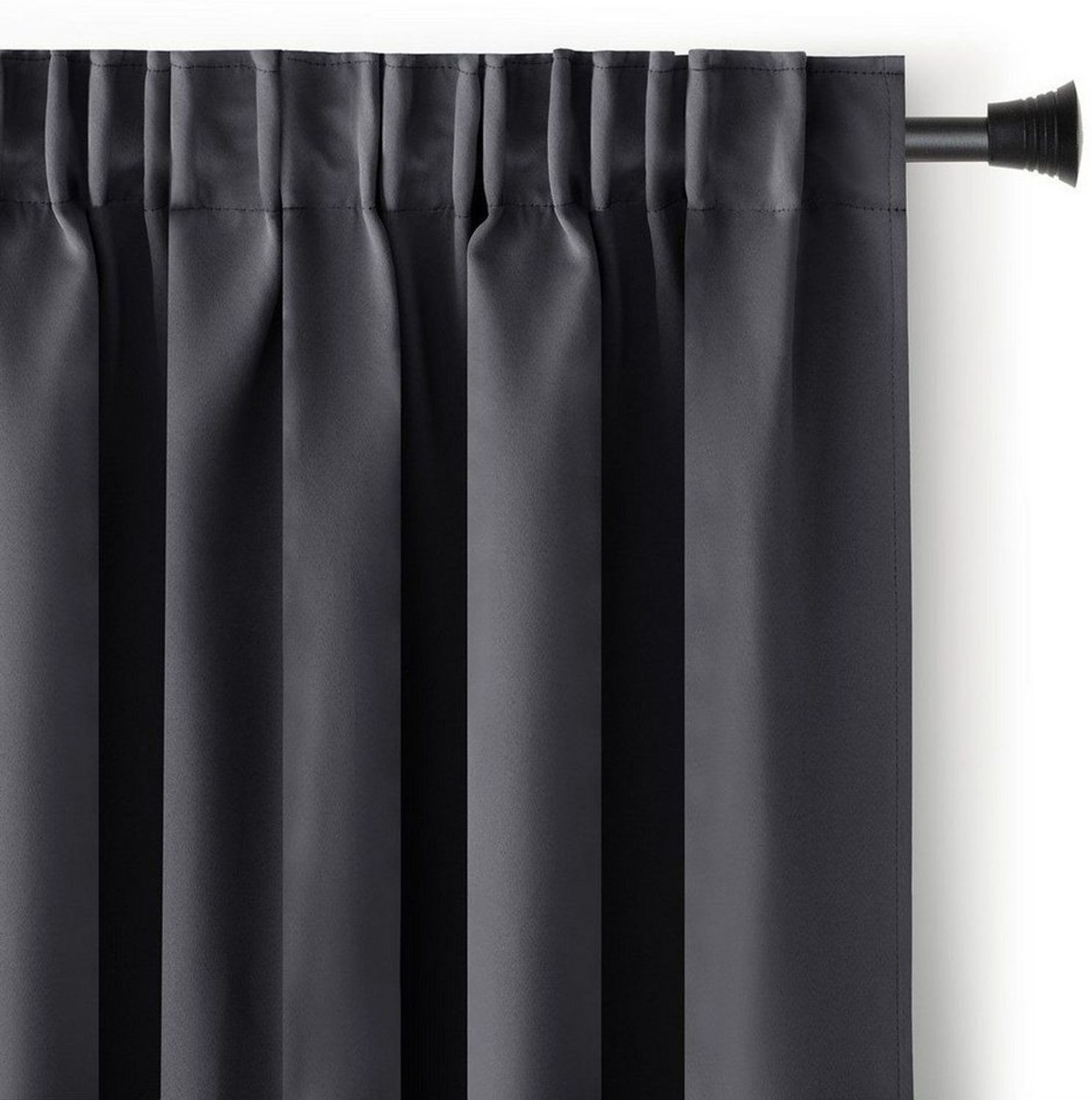 AmeliaHome Gardine Gardine Vorhang Einfarbig Verdunklungsvorhang Aufhängung Pleat (1 St), Kräuselband, verdunkelnd Bild 1