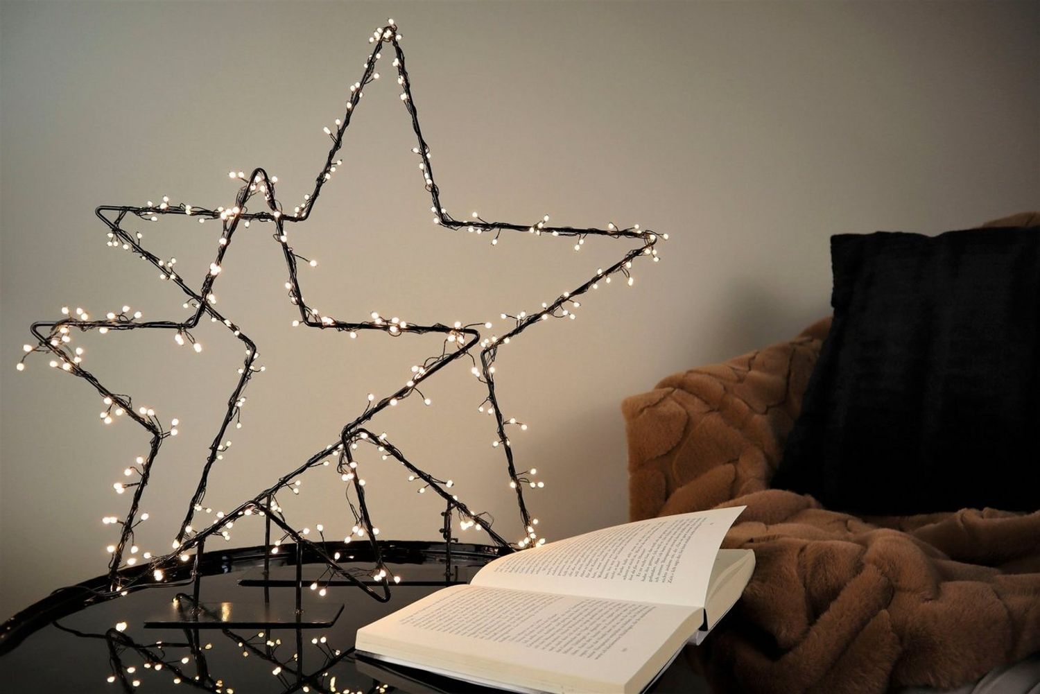 AM Design LED Stern, LED fest integriert, Warmweiß, Weihnachtsstern, Weihnachtsdeko aussen Bild 1
