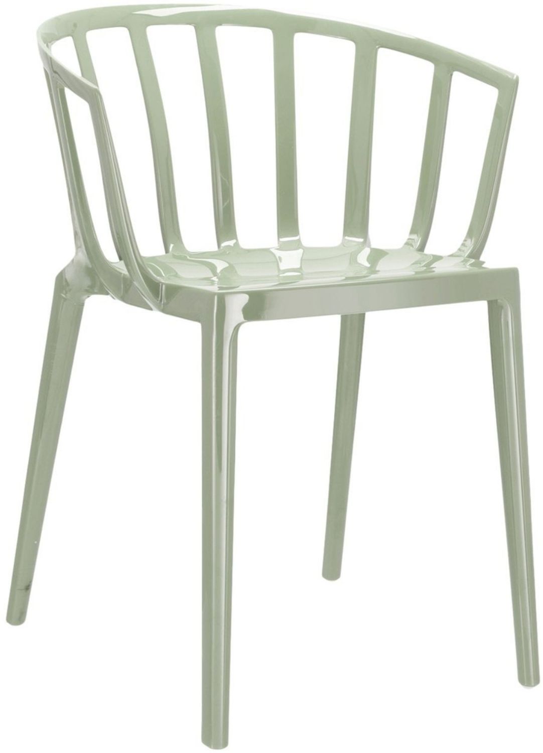 Kartell Venice Sthul, Salbeigrün, Set of 2 Bild 1