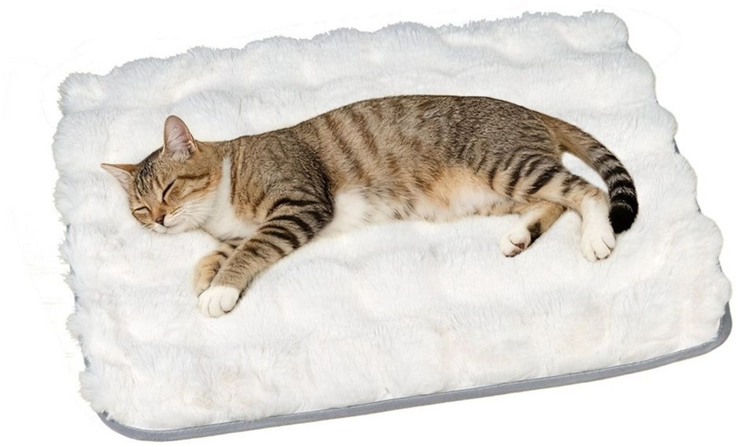 Ledander Tierdecke Thermodecke Tierbett Katzenbett Plüschbett, aus Polyester, für Katzen & Hunde mit, thermoisolierend Bild 1