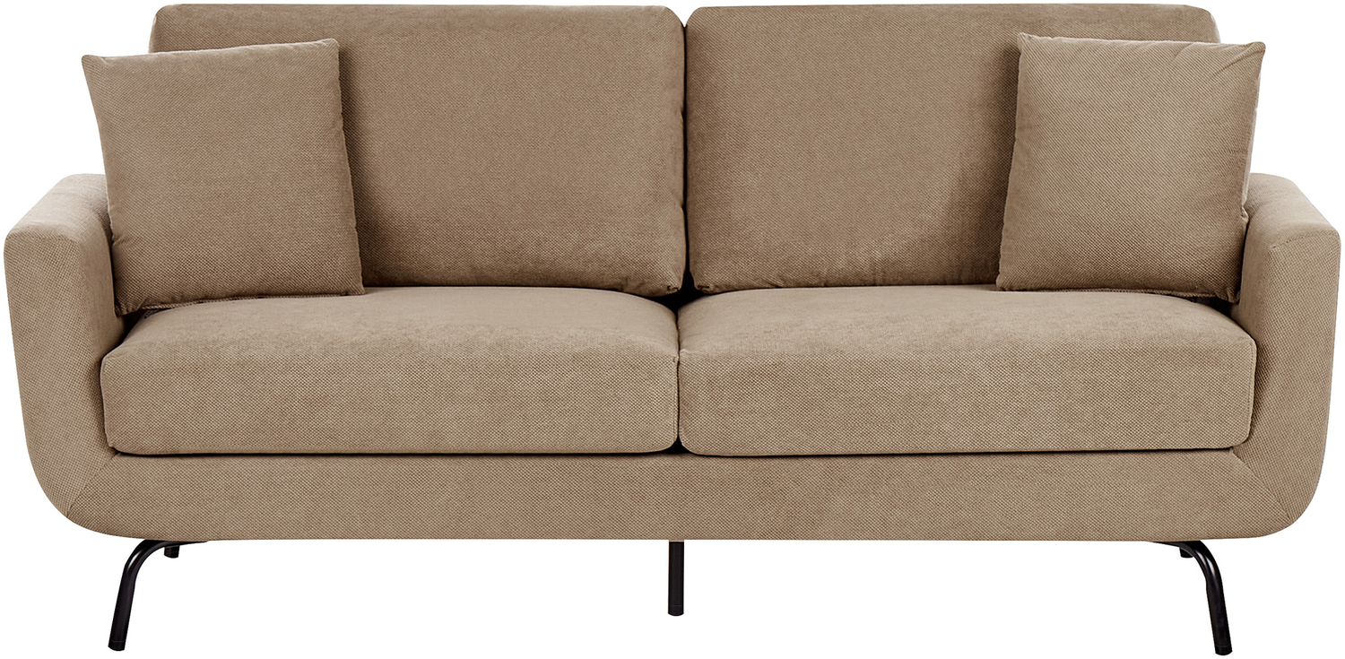 3-Sitzer Sofa Stoff hellbraun VESALA Bild 1