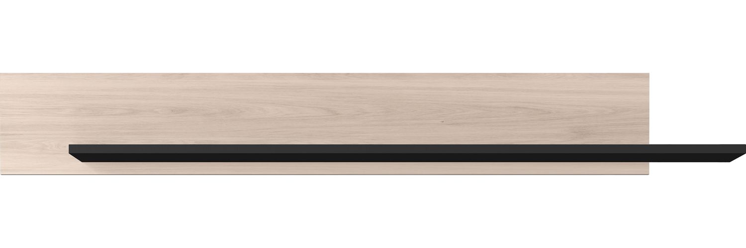 Germania Wandboard 1299-627 GW-Cantoria, in Eiche/Schwarz, 180 x 25 x 20 cm (BxHxT) Bild 1