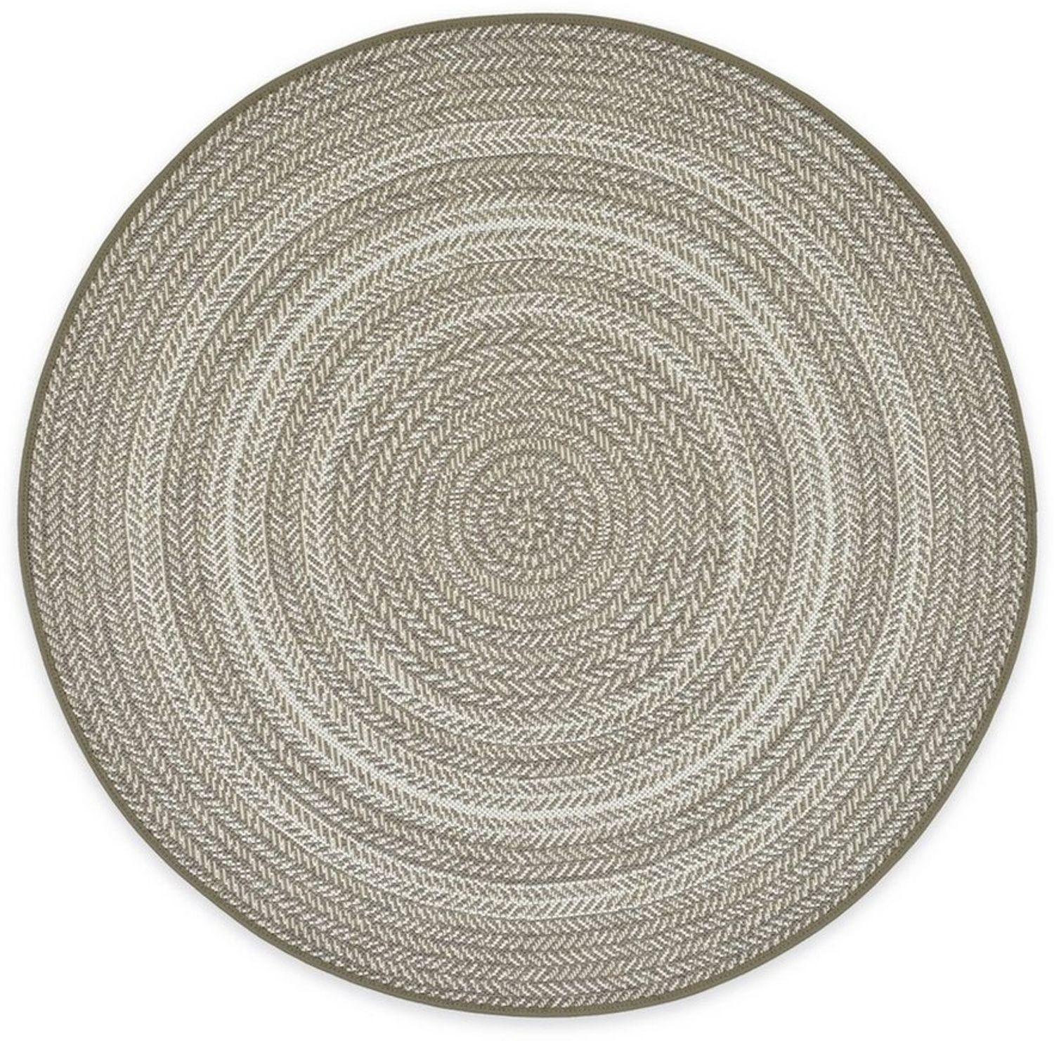 DomDeco Teppich In- & Outdoor Teppich Rund Roundabout, Ø120 cm Bild 1