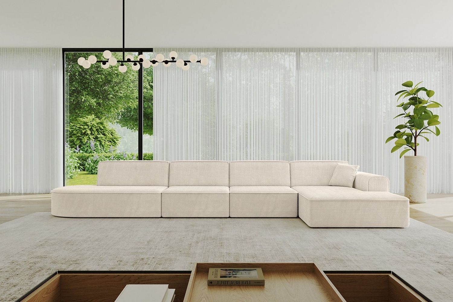 ALTDECOR Ecksofa IREA-L3-v3, Sofa Praktische Bequeme Funktionsecke Couch L-Form Eckcouch, Corner Sofa L-Form Vielseitige Sofa Wohnlandschaft Wohnzimmer Bild 1