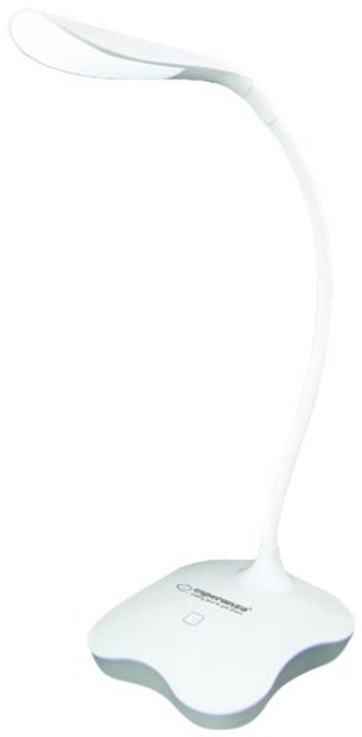 ESPERANZA ELD105W MIMOSA LED Schreibtischlampe mit eingebautem Nachtlicht weiß Bild 1