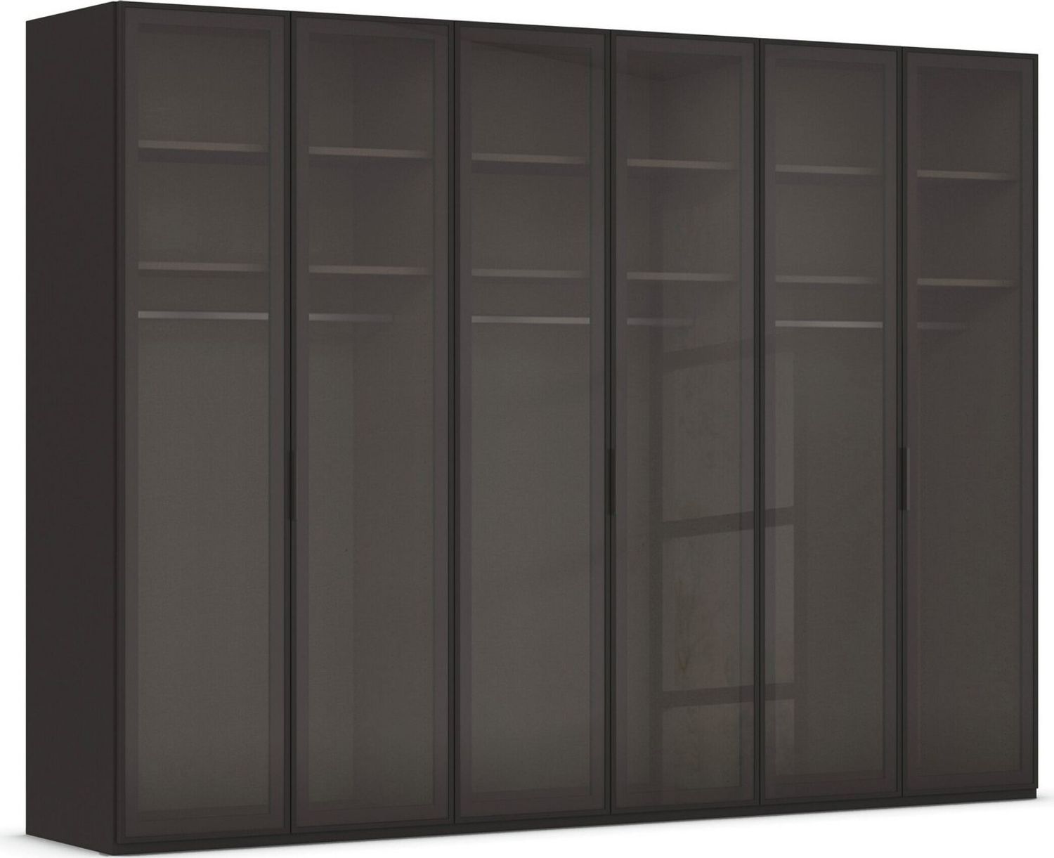 rauch Kleiderschrank Schrank Garderobe SKAT SHINE Breiten 151/201/251/301cm, Höhe 223/235cm (3 verschiedene Ausstattungen BASIC/CLASSIC/PREMIUM (inkl. SOFT-CLOSE) edle Schrankfront mit hochwertigen Glasrahmentüren MADE IN GERMANY Bild 1