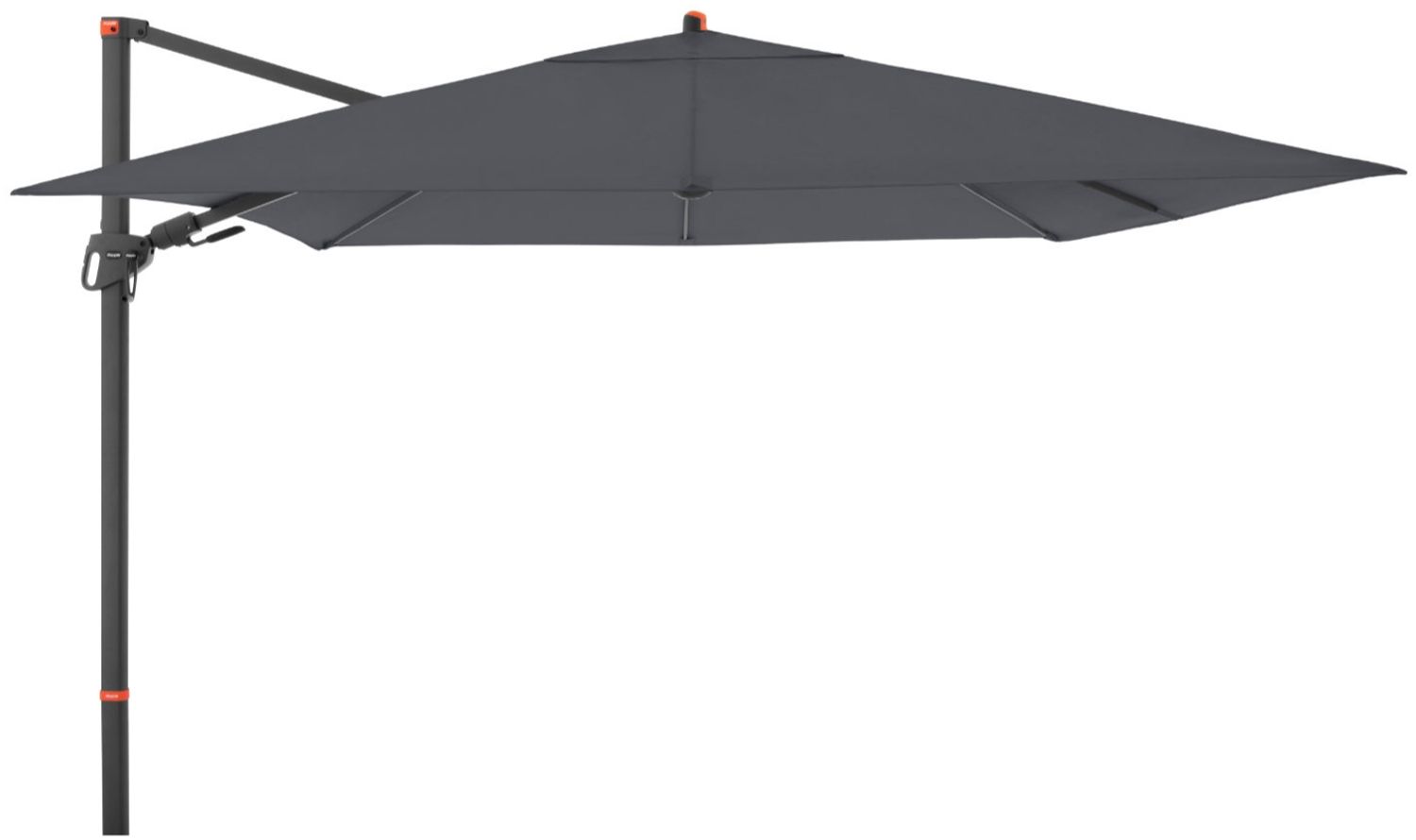 Doppler Pendelschirm "myZone 280 x 280 Side", anthrazit, 280 x 280 cm Bild 1