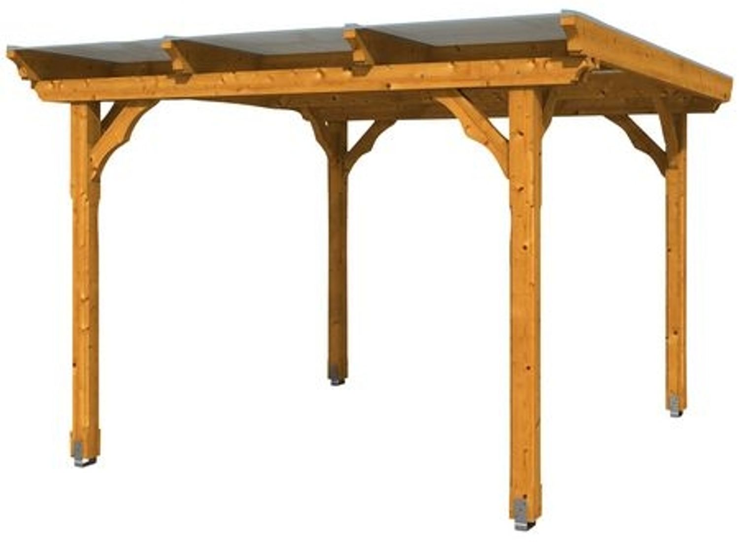 SKANHOLZ Pavillon, Flachdach, viereckig, BxT: 327x350 cm, inkl. Dacheindeckung Gartenpavillon 4018211006410 Bild 1