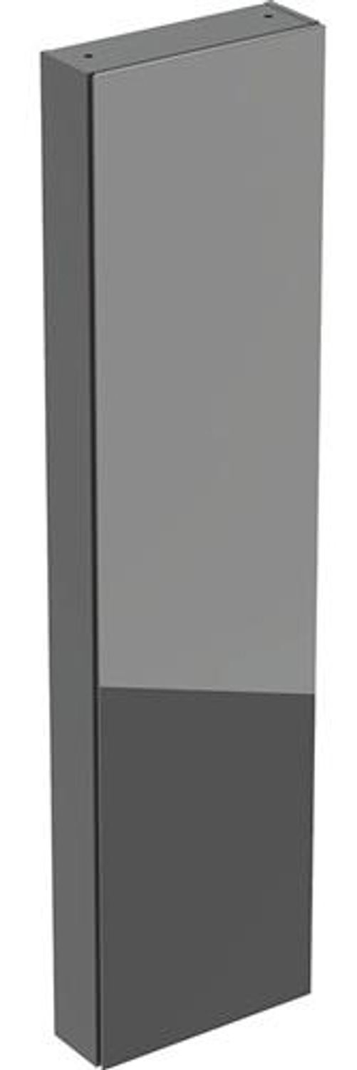 Hochschrank 1 Tür + Innenspiegel 45 cm Lava/Glas Bild 1