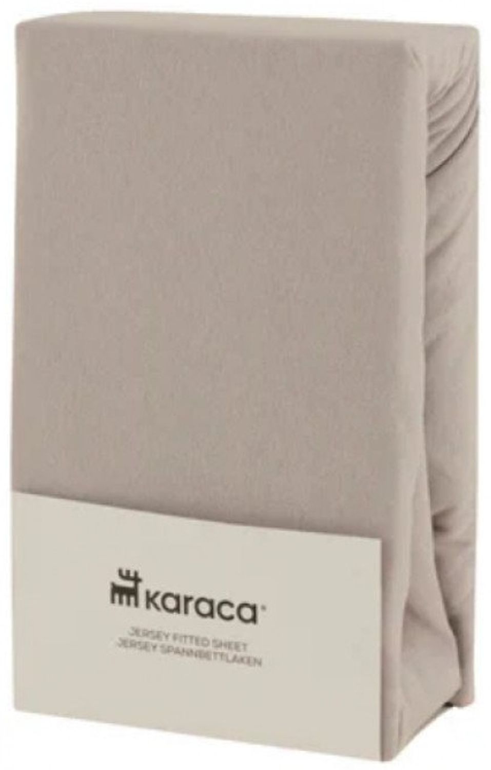 Karaca Bett-Set Karaca Home Jersey Spannbettlaken Bettlaken 100x200+30 cm, Grau Bild 1