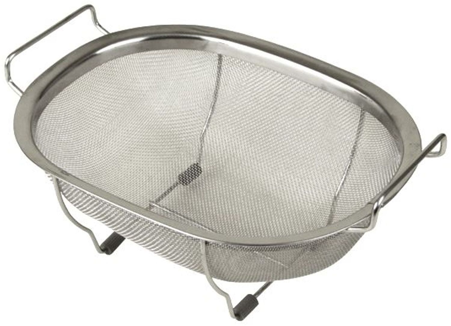 Spülbecken Sieb Edelstahl Seiher Abtropfsieb Küchensieb Durchschlag Salatsieb Bild 1