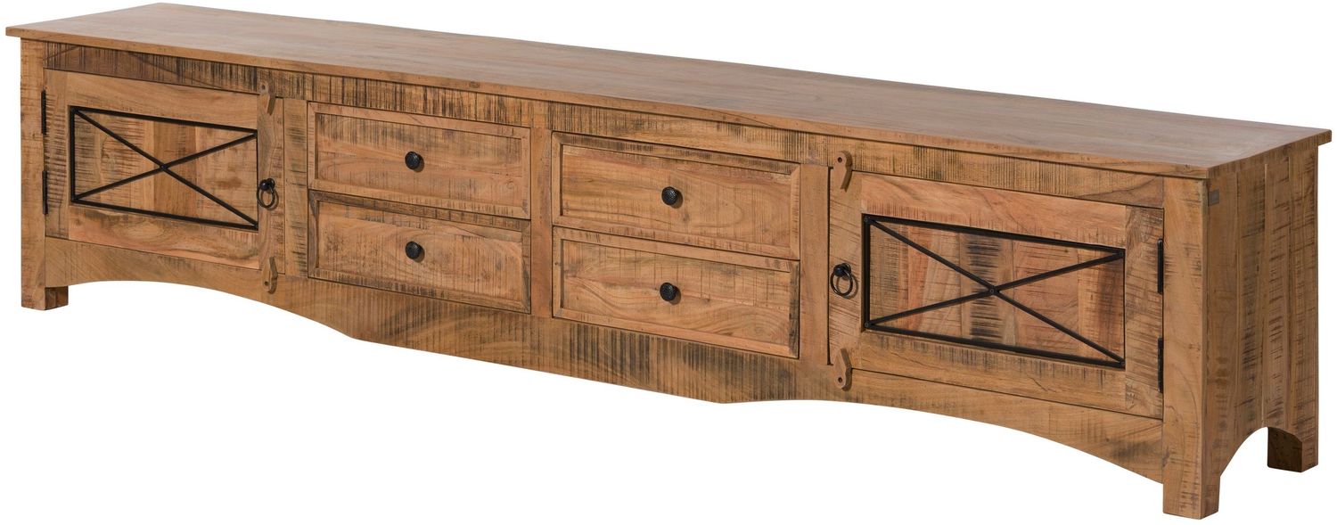 TV-Board Akazie 240x40x50 natur versiegelt NATURE OF SPIRIT #243 Bild 1