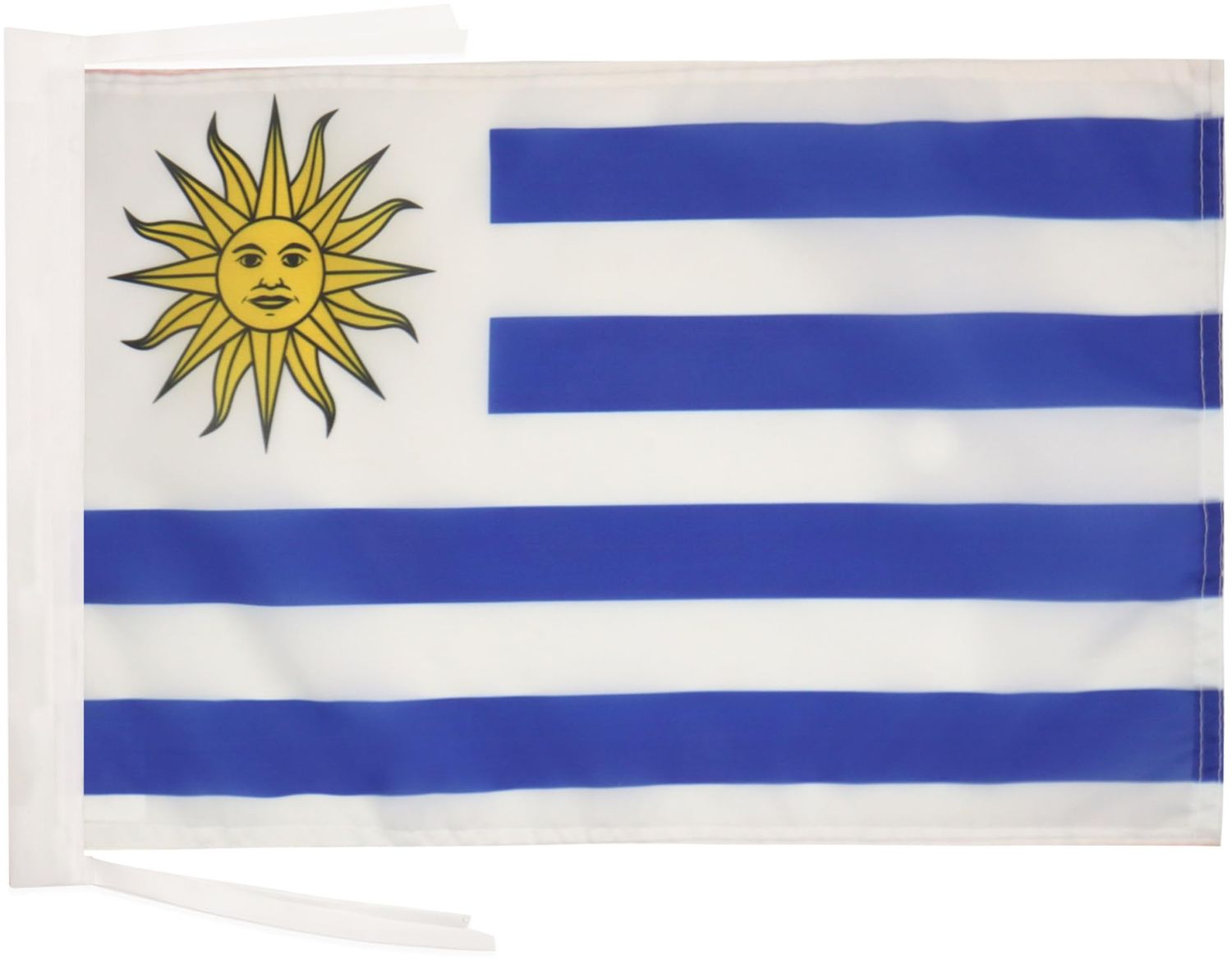 AZ FLAG - Flagge Uruguay - 45x30 cm Mit Kordel - Uruguayische Fahne 30x45 Cm - Flaggen Bild 1