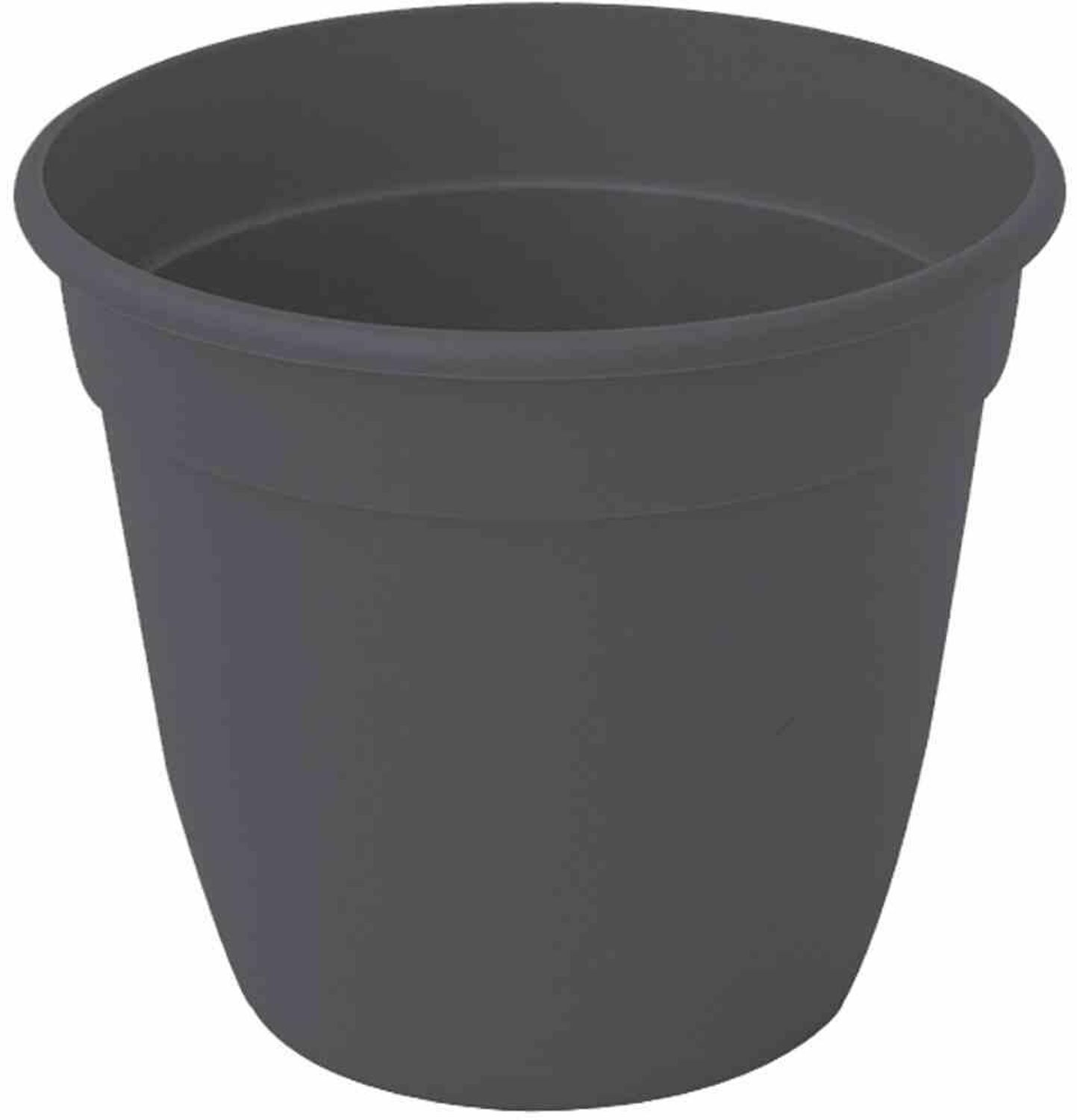 Pflanztopf Blumentopf Pflanzkübel Blumenkübel 32 cm anthrazit Rundes Kunststoffgefäß mit Bodenlöchern Bild 1