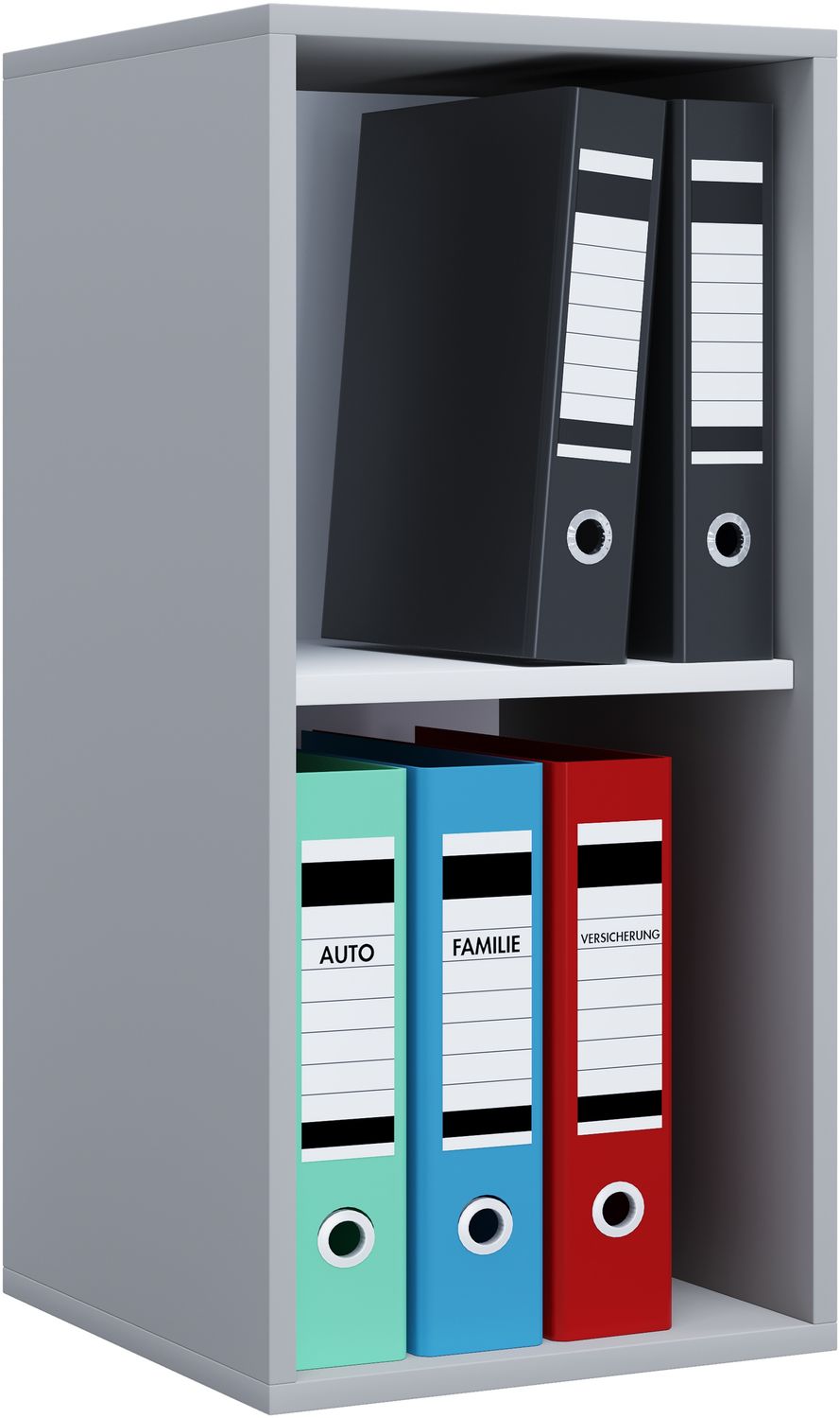 VCM Büroregal & Bücherregal Lona 917844 Grau H. 74 x B. 35 x T. 37 cm Bild 1
