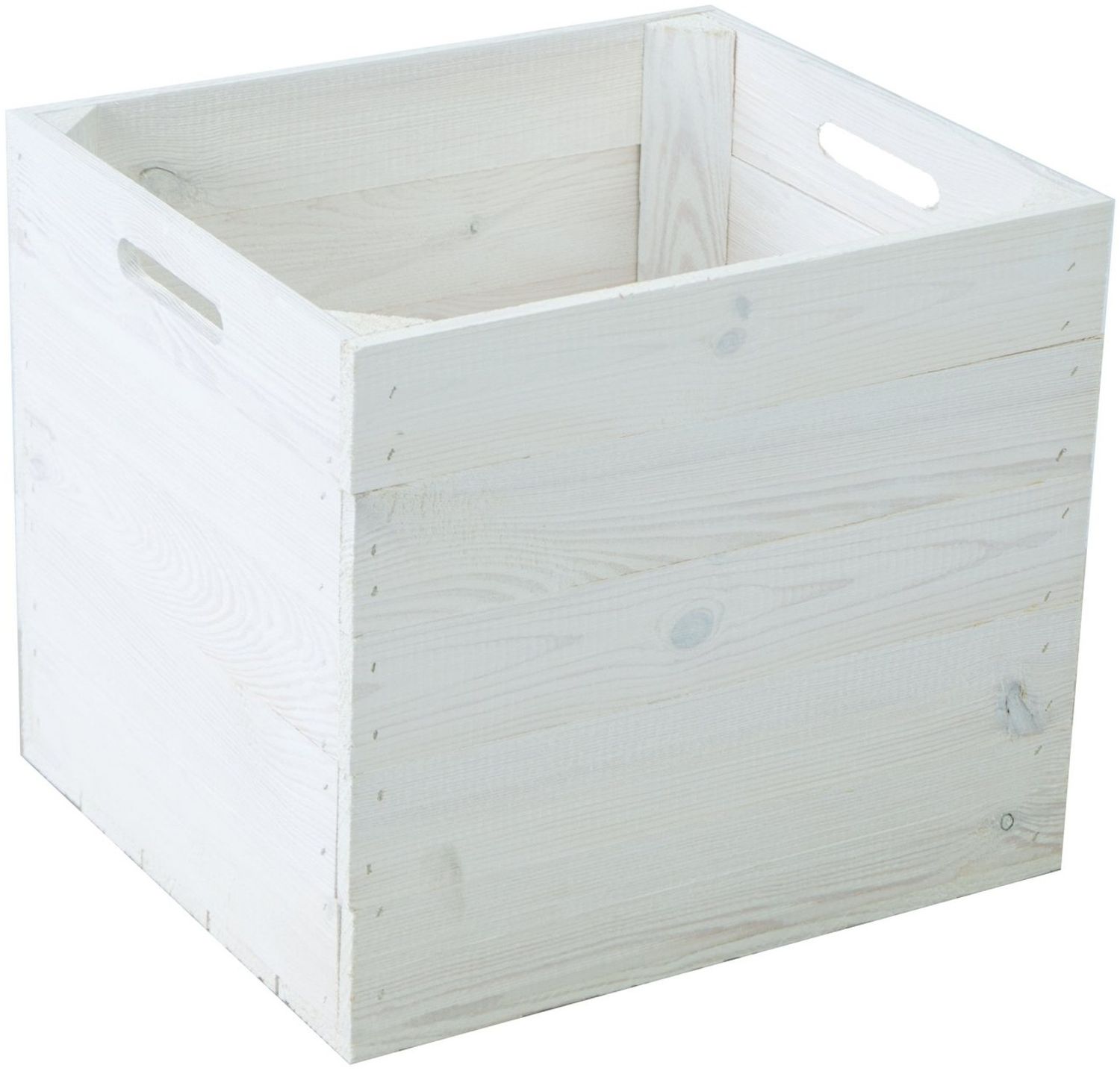 Kistenkolli Altes Land Allzweckkiste Holzkiste weiß passend für Kallax und Expeditregale Regaleinsatz (Spar-Set) Bild 1